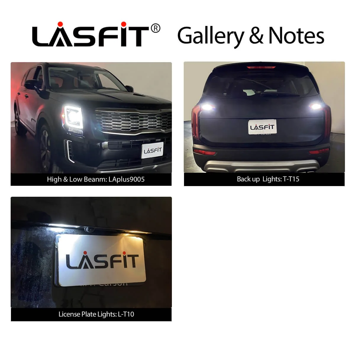 Fit for 2020-2022 Kia Telluride LED Bulbs Upgrade - Image 3