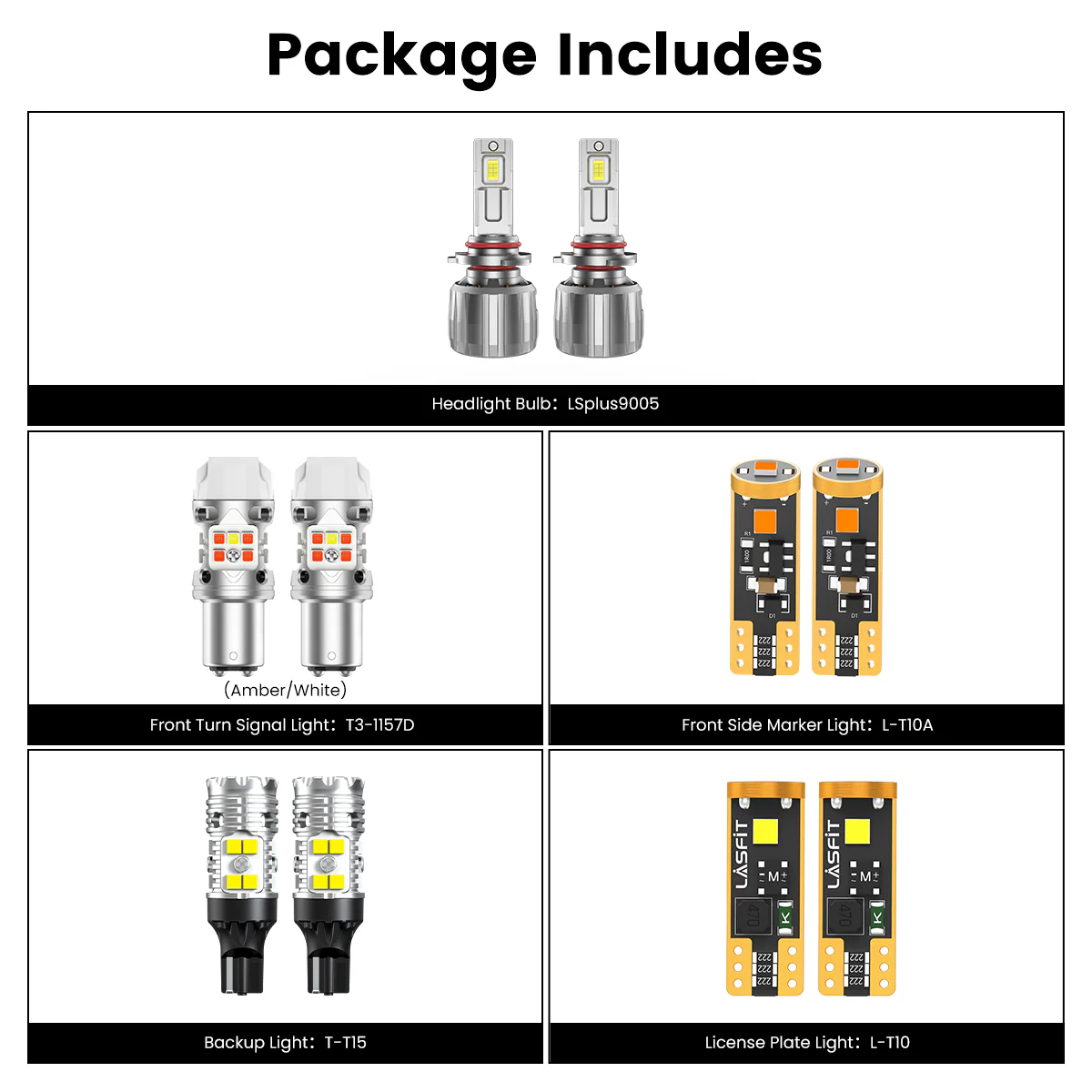 Fit for 2020-2022 Kia Telluride LED Bulbs Upgrade - Image 5