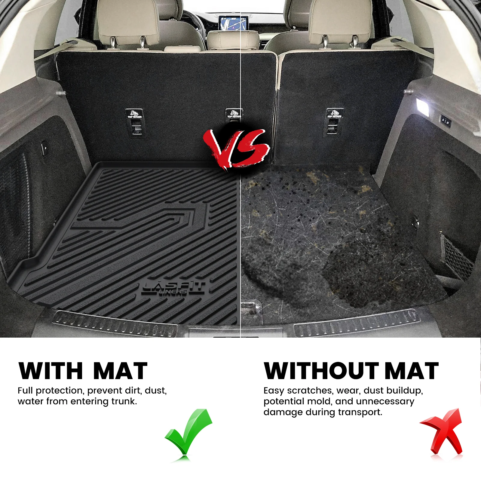 Fit for 2020-2026 Lincoln Corsair Floor Mats or Cargo Mat - Image 11