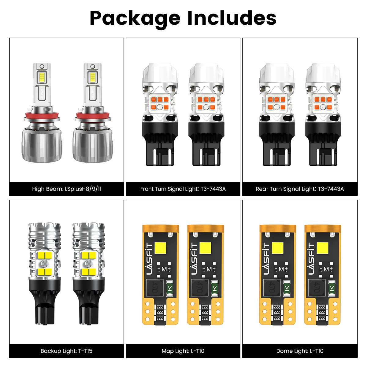 Fit for 2021-2023 Chevrolet Trailblazer The Brightest LED Bulbs Upgrade | Tested and Verified - Image 12