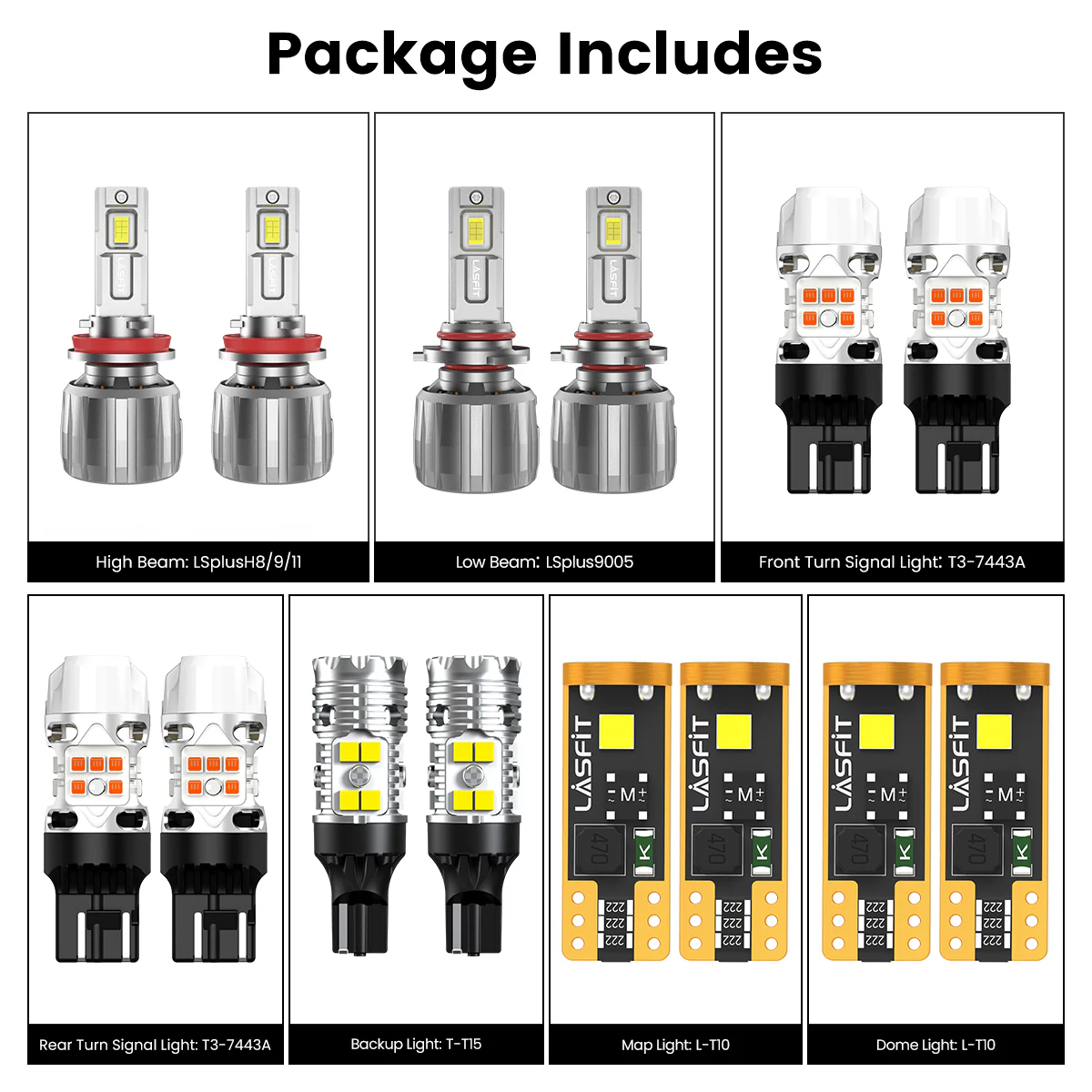 Fit for 2021-2023 Chevrolet Trailblazer The Brightest LED Bulbs Upgrade | Tested and Verified - Image 7