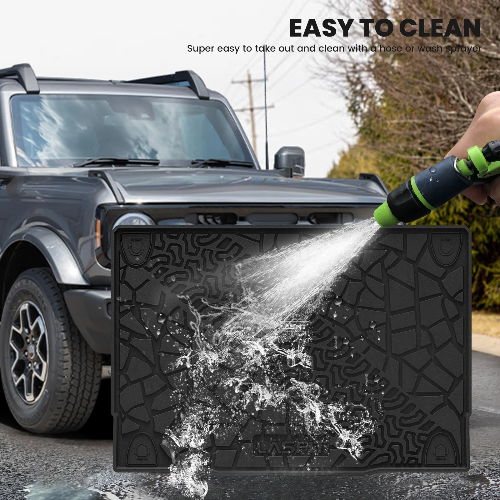 Fit for 2021-2026 Ford Bronco Custom Floor Mats or Cargo Mat, Not For Sport, Fit 4-Door & Not Rubberized Flooring - Image 41