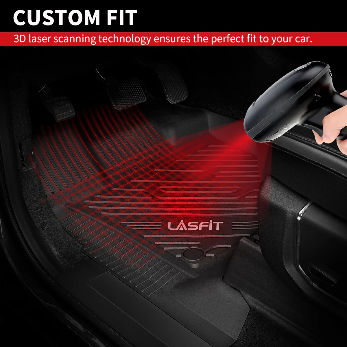 Fit for 2021-2026 Ford Bronco Sport Custom Floor Mats & Cargo Mat, Fit Carpet Floor Only - Image 11