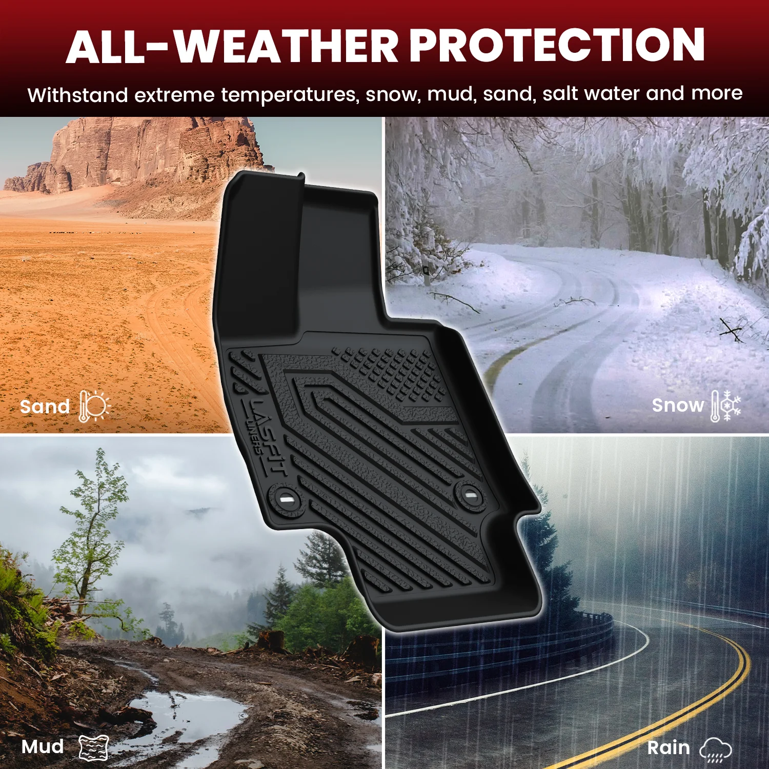 Fit for 2021-2024 Toyota Venza Floor Mats & Cargo Mat - Image 5