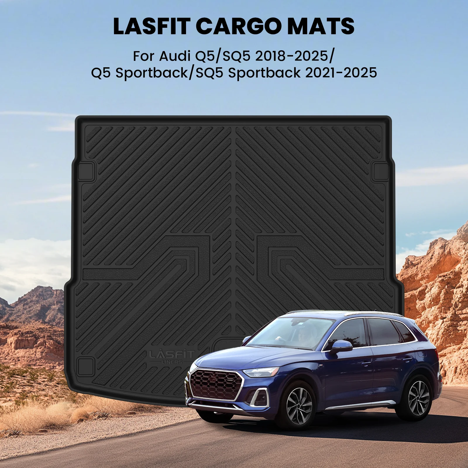 Fit for 2018-2025 Audi Q5 SQ5 Floor Mats or Cargo Mat, Don't Fit 2025 Audi Q5 New Body or Plug-in Hybrid - Image 22