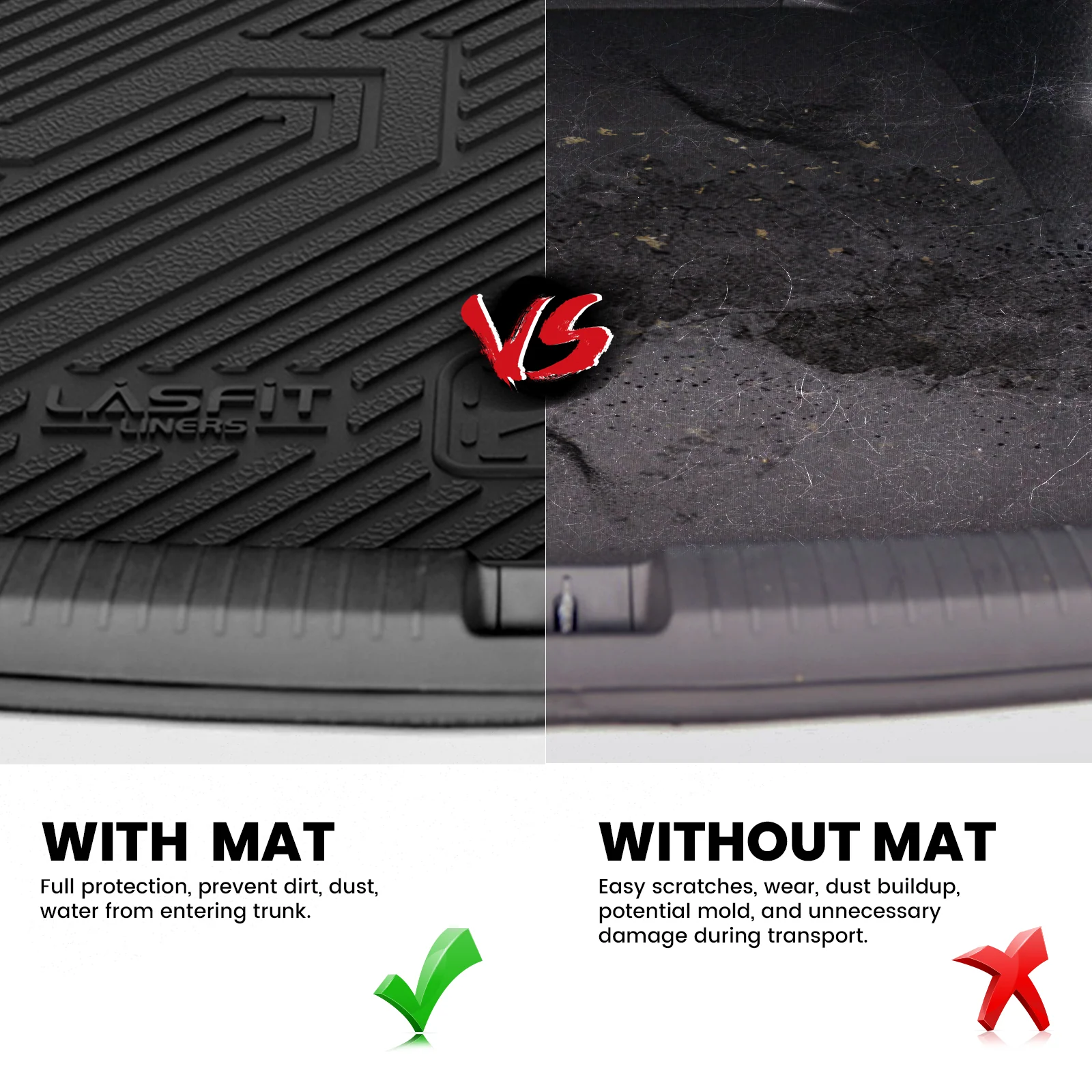 Fit for 2018-2025 Audi Q5 SQ5 Floor Mats or Cargo Mat, Don't Fit 2025 Audi Q5 New Body or Plug-in Hybrid - Image 26