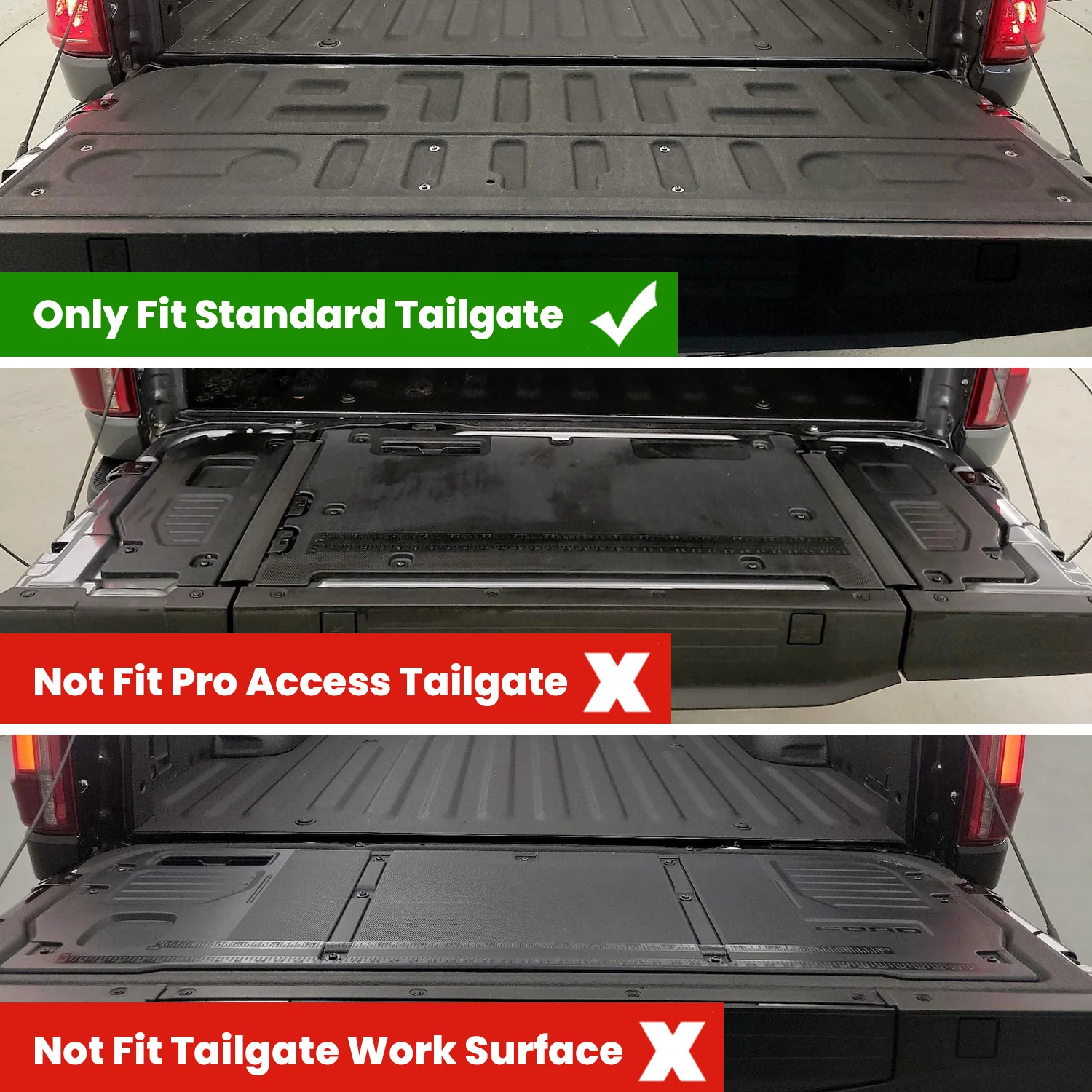 Fit for 2021-2026 Ford F-150 & 2022-2026 Ford F-150 Lightning Tailgate Cover - Image 2