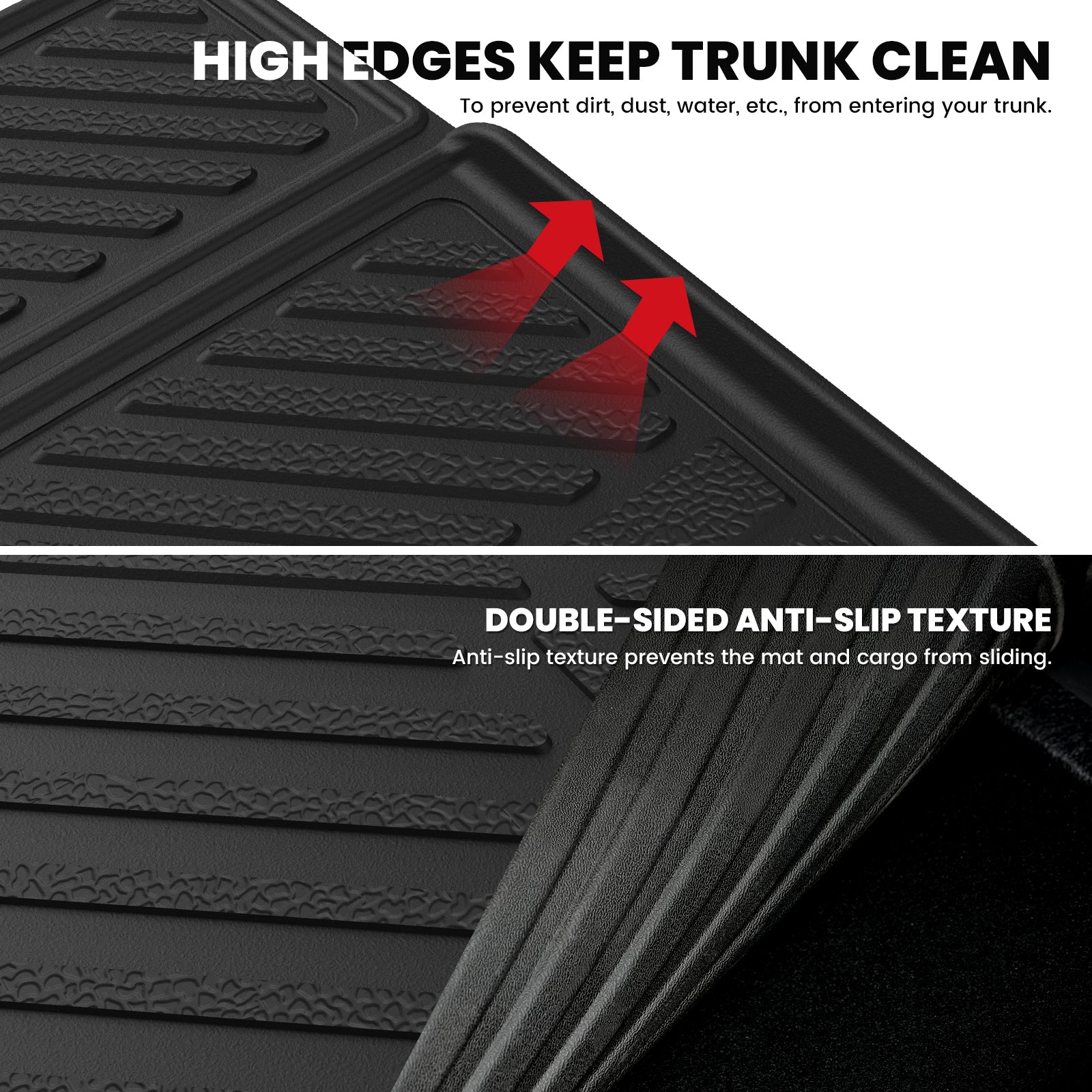 Fit for 2021–2026 GMC Yukon XL Individual Floor Mats or Cargo Mats, Not Fit 9 Seats - Image 11