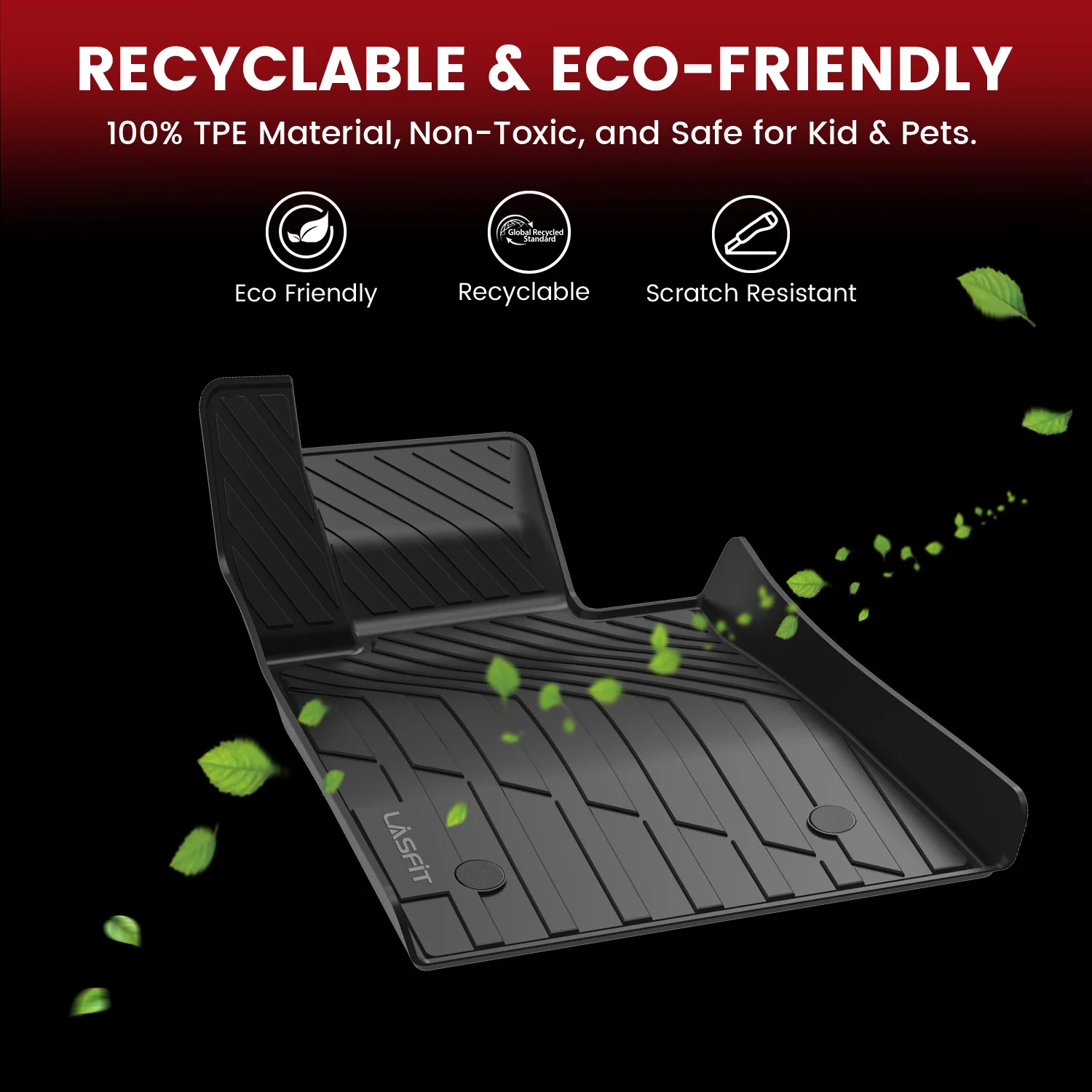 Fit for 2021–2026 Chevrolet Suburban Floor & Cargo Mats Protection Set, Not Fit 9 Seats - Image 5