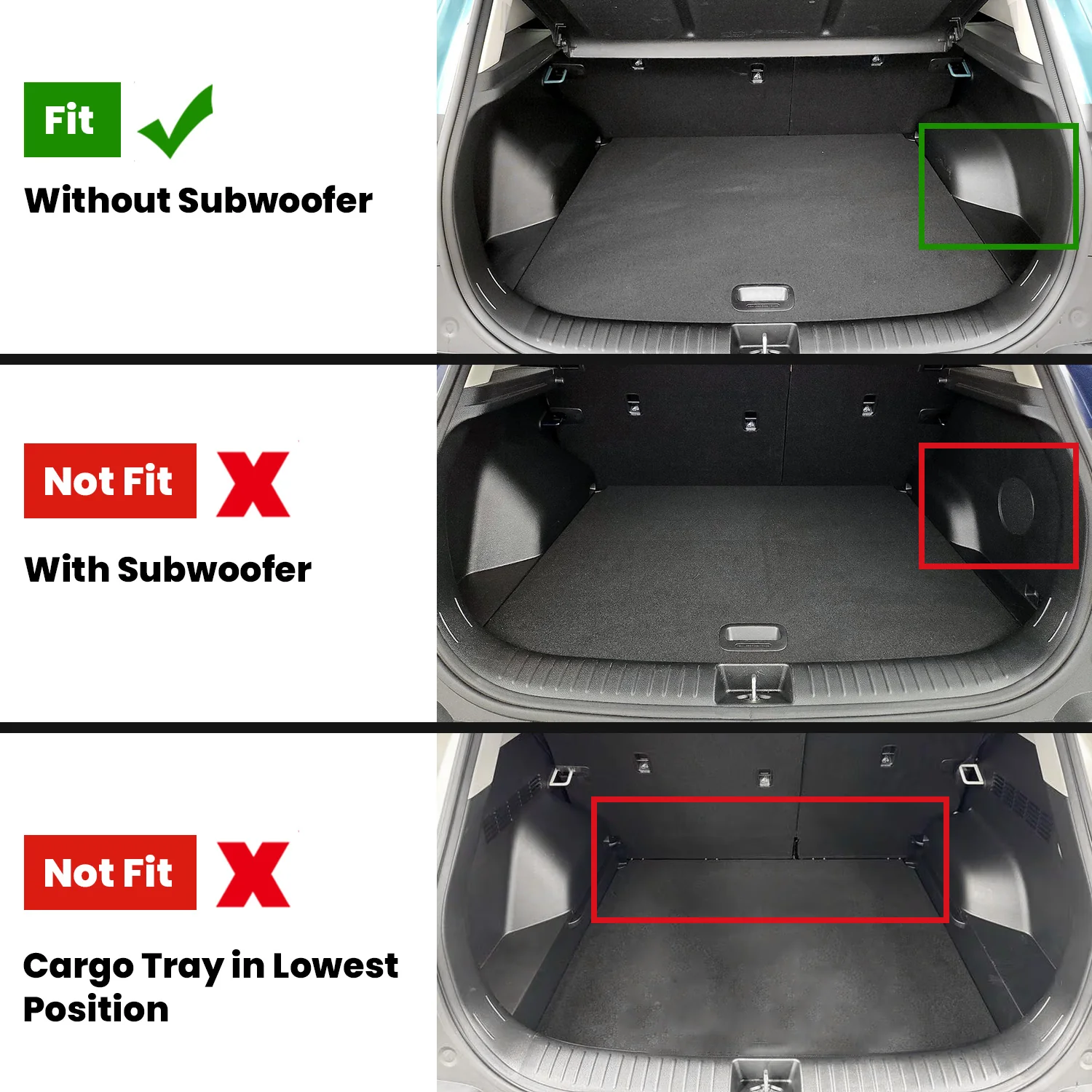 Fit for 2021-2026 Kia Seltos Floor Mats or Cargo Mat, Not Fit 2025+ EX Trim - Image 21