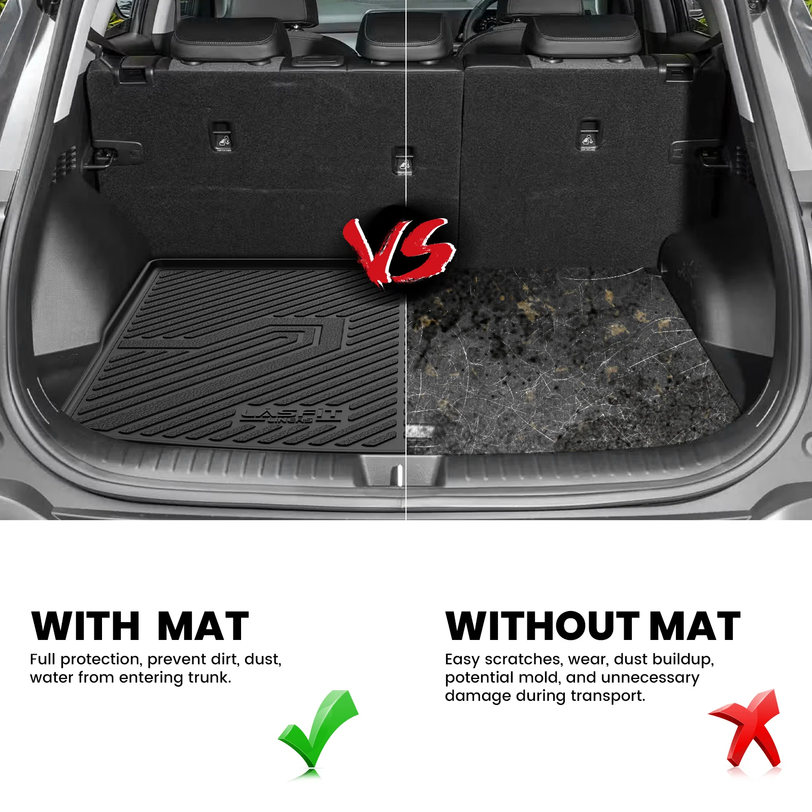 Fit for 2021-2026 Kia Seltos Floor Mats or Cargo Mat, Not Fit 2025+ EX Trim - Image 35