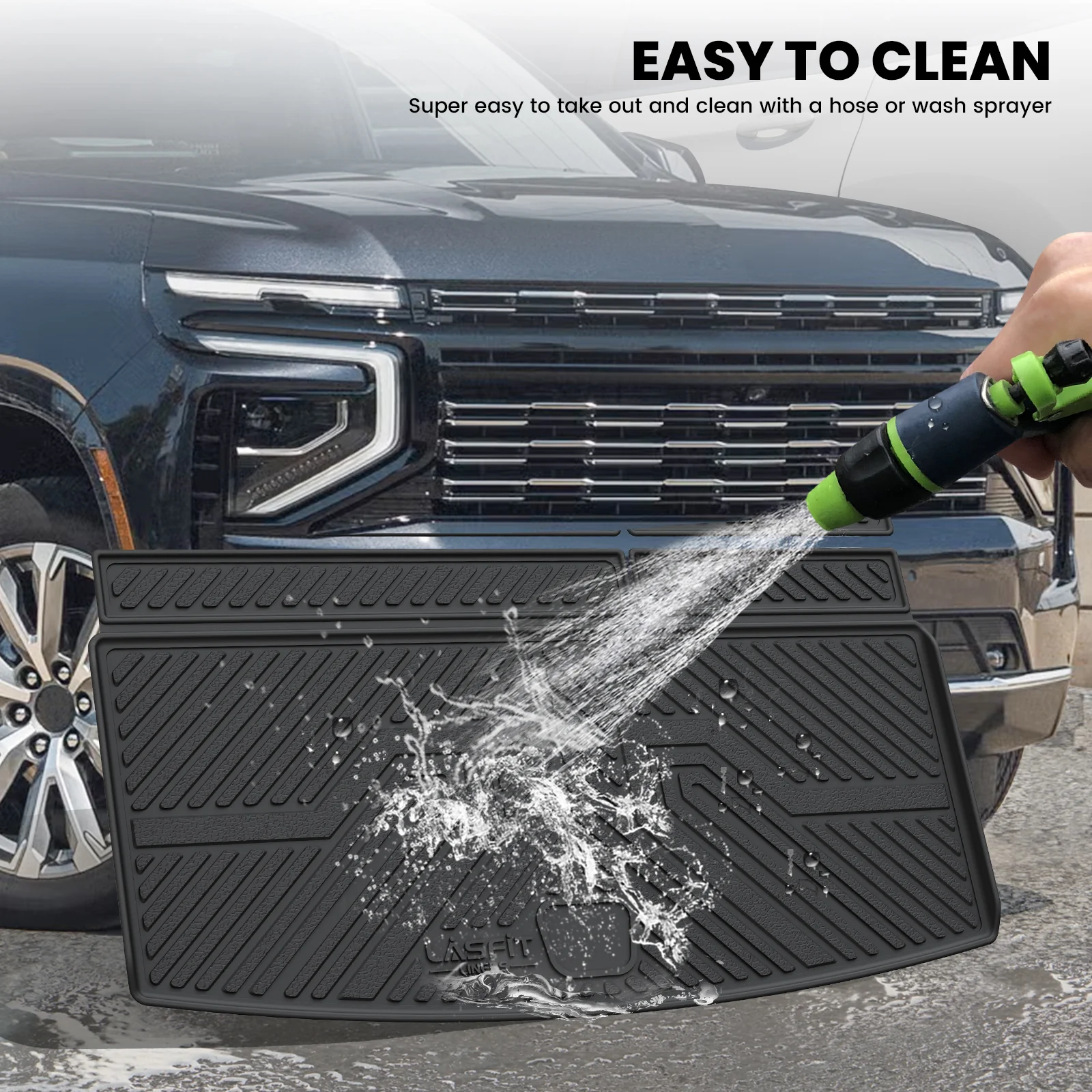 Fit for 2021–2026 Chevrolet Tahoe Individual Floor or Cargo Mats, Not Fit 9 Seats - Image 14