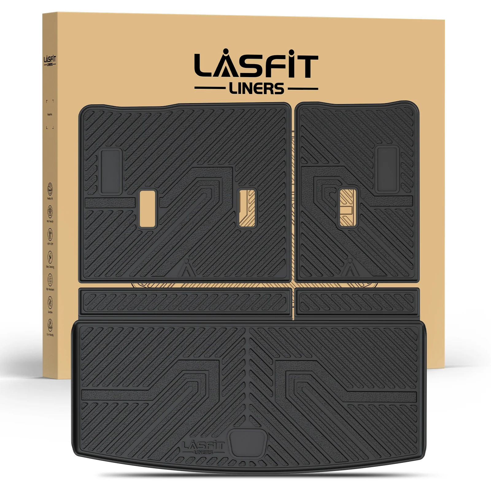 Fit for 2021–2026 Chevrolet Tahoe Individual Floor or Cargo Mats, Not Fit 9 Seats - Image 16
