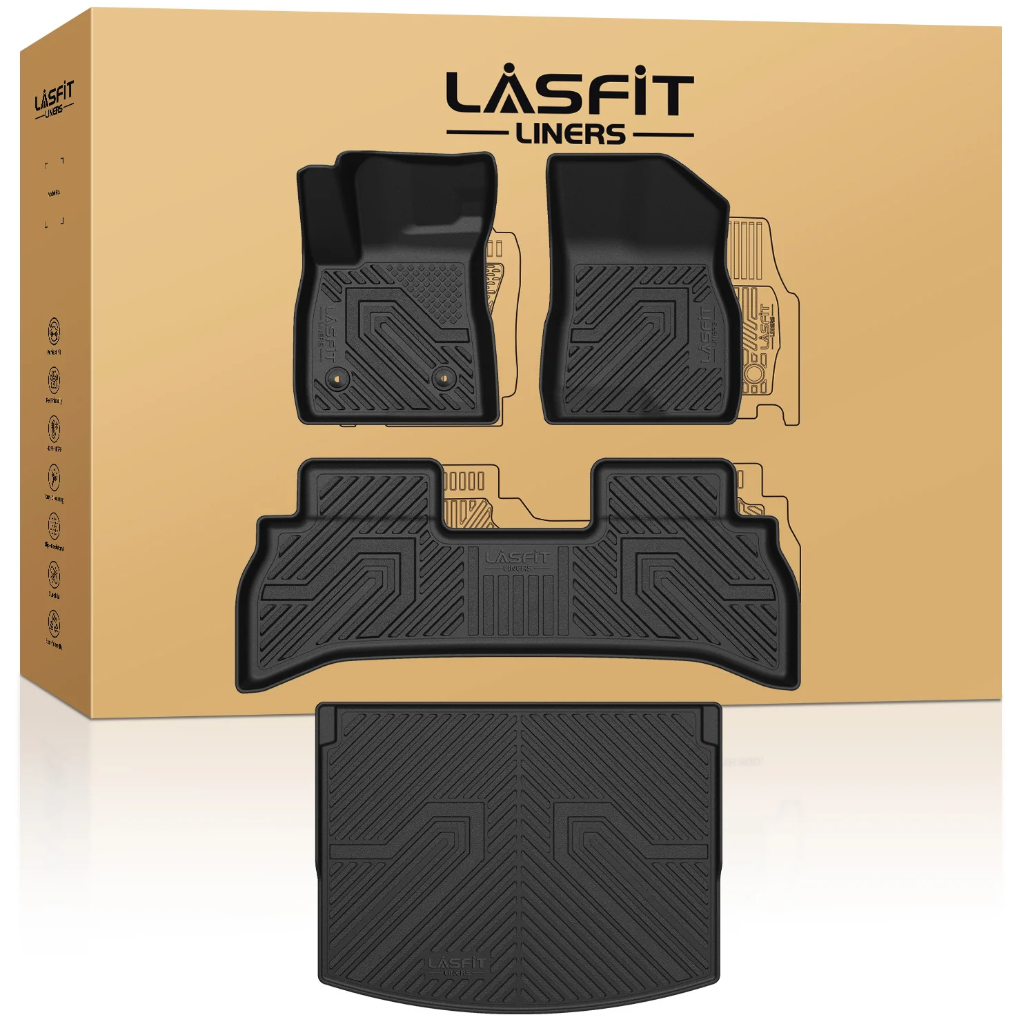 Fit for 2021-2026 Chevrolet Trailblazer Floor Mats, Fit Upper Cargo Deck Position Only - Image 17