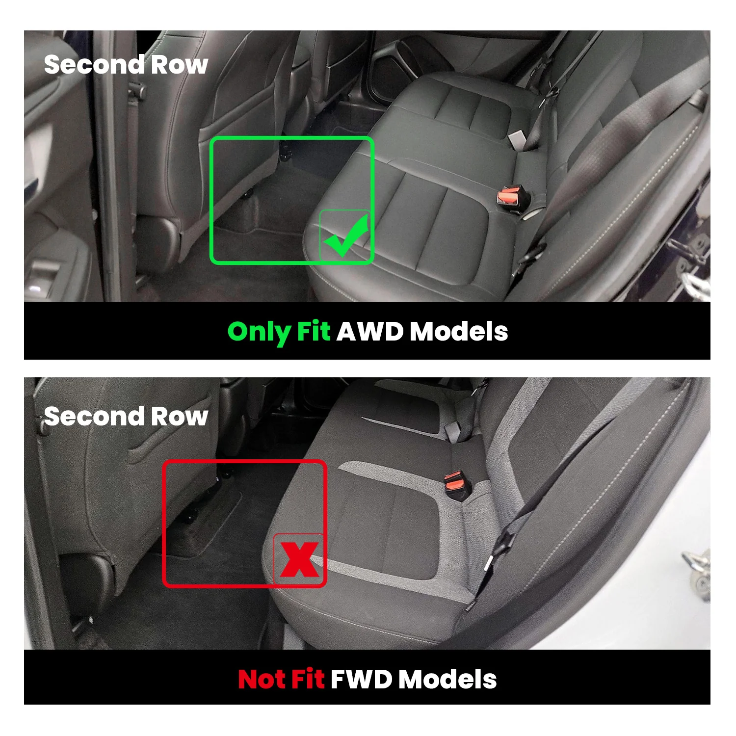 Fit for 2021-2026 Chevrolet Trailblazer Floor Mats, Fit Upper Cargo Deck Position Only - Image 19