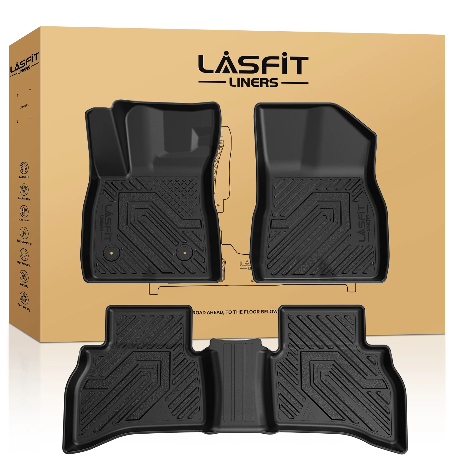 Fit for 2021-2026 Chevrolet Trailblazer Floor Mats, Fit Upper Cargo Deck Position Only - Image 27