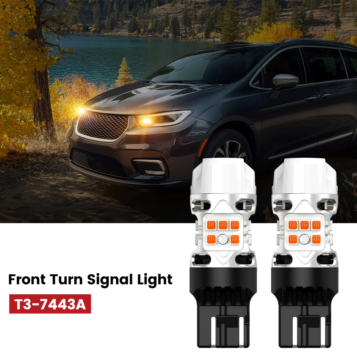 Fit for 2020-2025 Chrysler Pacifica LED Bulbs Upgrade - Image 13