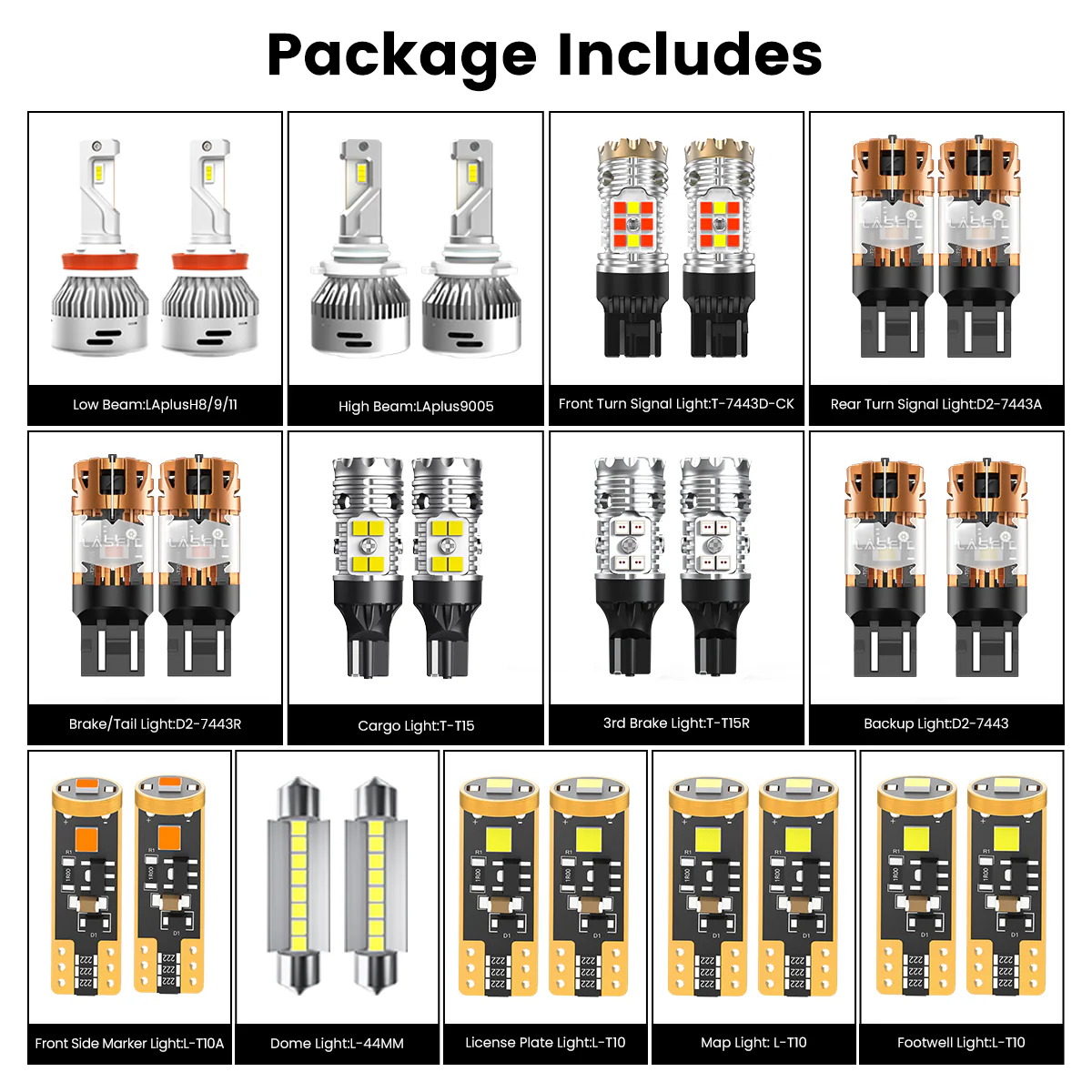 Fit for 2019-2024 Ram 1500 LED Bulbs Upgrade | Tested and Verified - Image 6