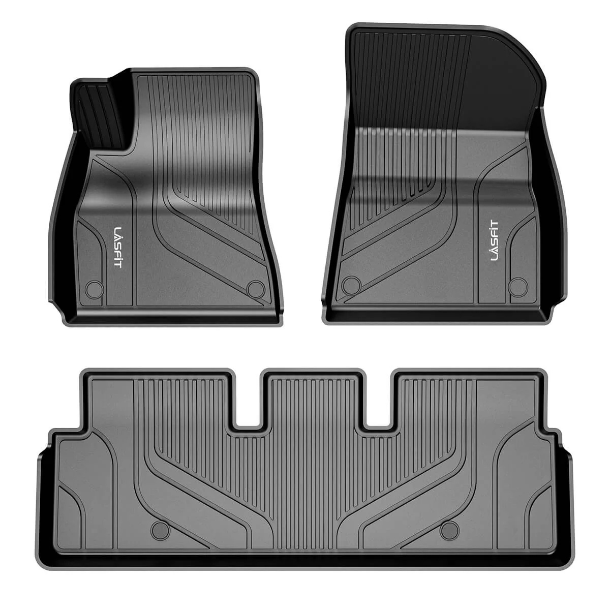 Fit for 2021 Tesla Model 3 Floor Mats TPE Material 1st & 2nd or Cargo Custom All Weather - Image 17