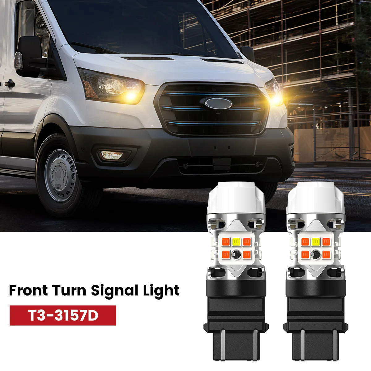 Fit for 2022-2023 Ford E-Transit The Brightest LED Bulbs Upgrade | Tested and Verified - Image 26