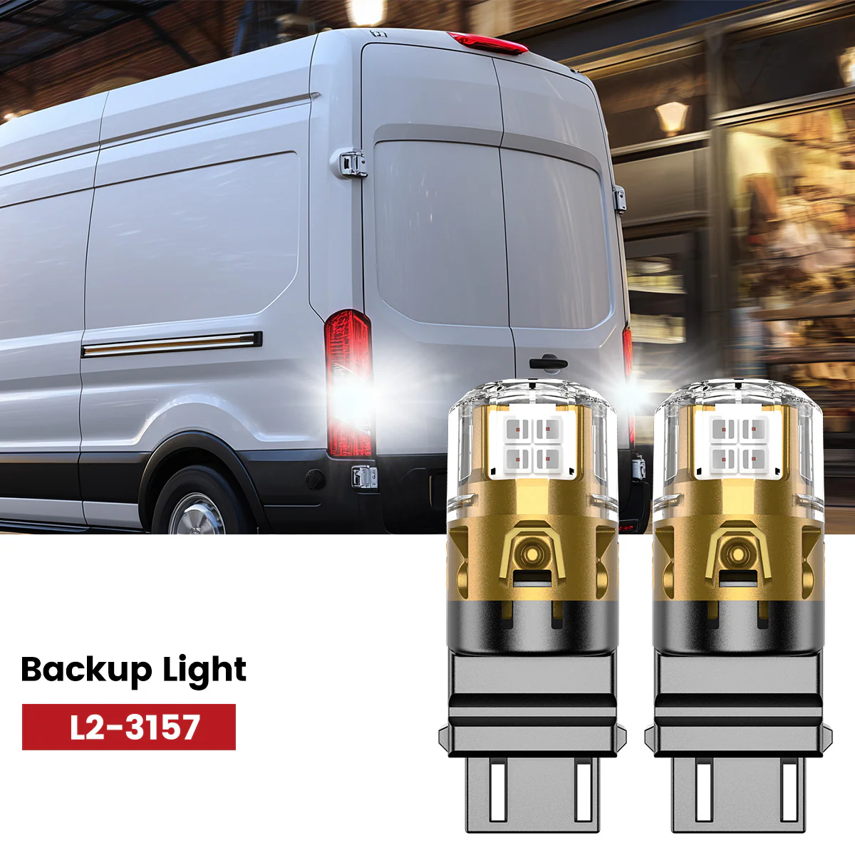 Fit for 2022-2023 Ford E-Transit The Brightest LED Bulbs Upgrade | Tested and Verified - Image 34