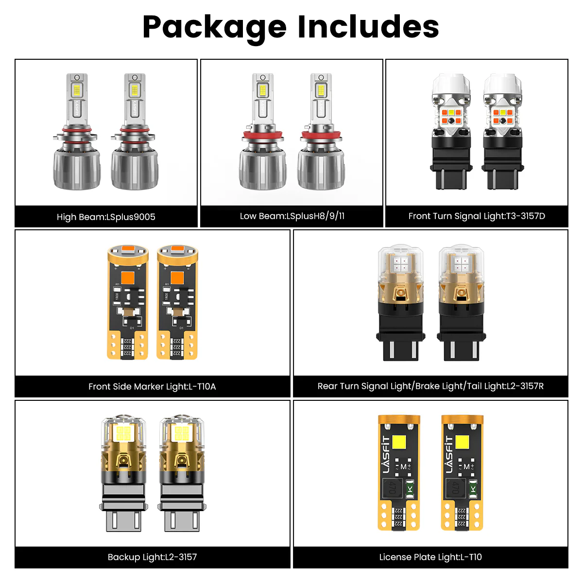 Fit for 2022-2023 Ford E-Transit The Brightest LED Bulbs Upgrade | Tested and Verified - Image 5