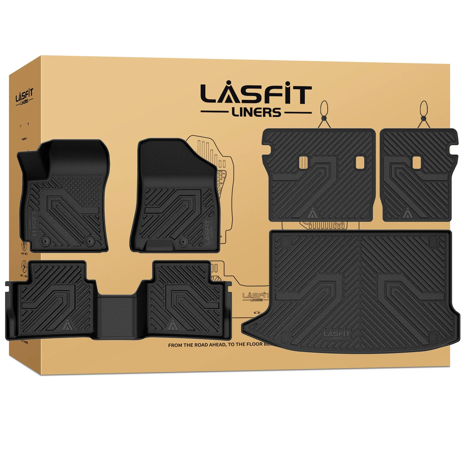 Fit for 2022-2023 Hyundai Kona N Floor & Seatback & Cargo Mats, Fit Gas Only - Image 8