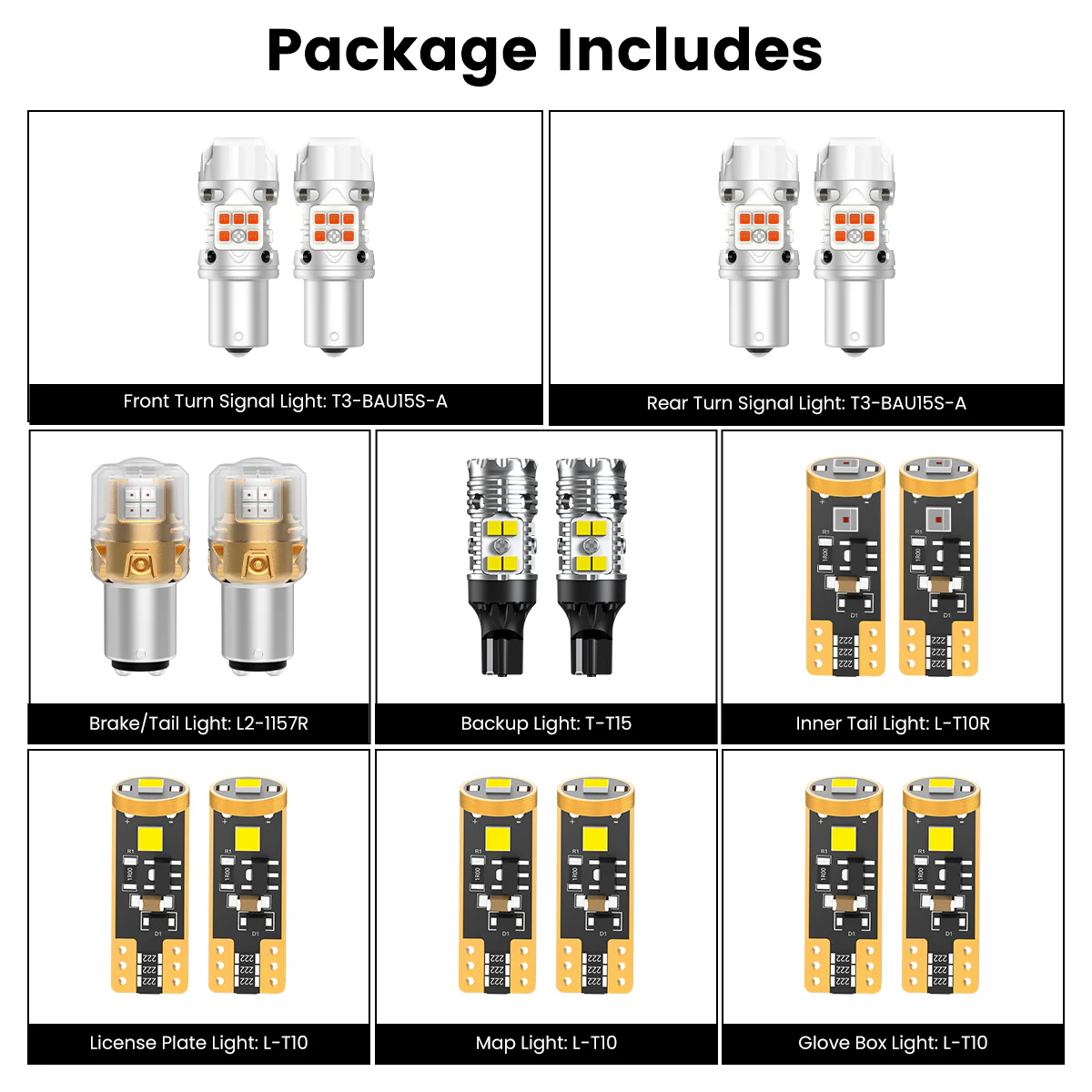 Fit for 2022-2024 Kia Carnival LED Bulbs Upgrade | Tested and Verified - Image 2
