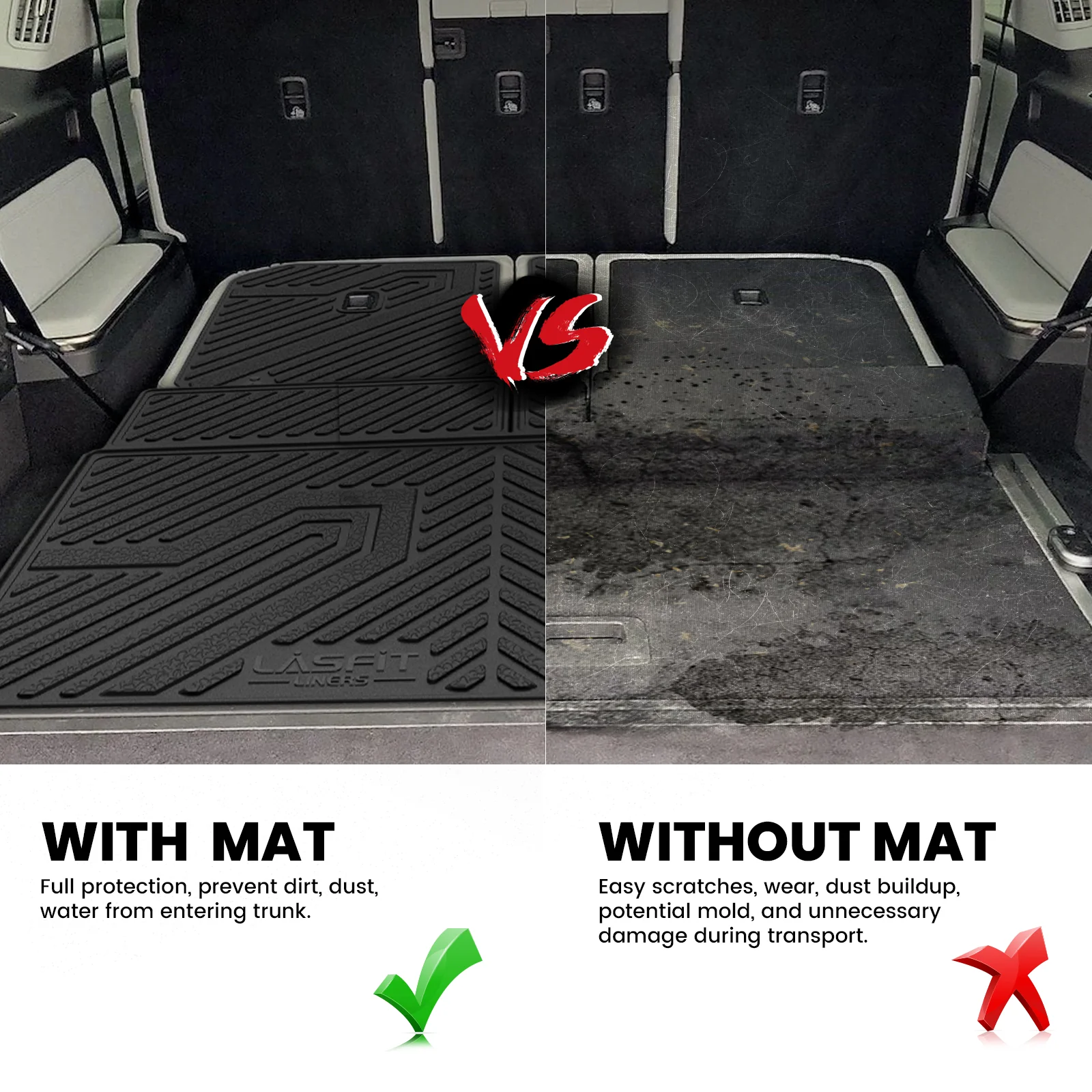 Fit for 2022-2024 Rivian R1S Floor Mats or Seatback & Cargo Mats - Image 19