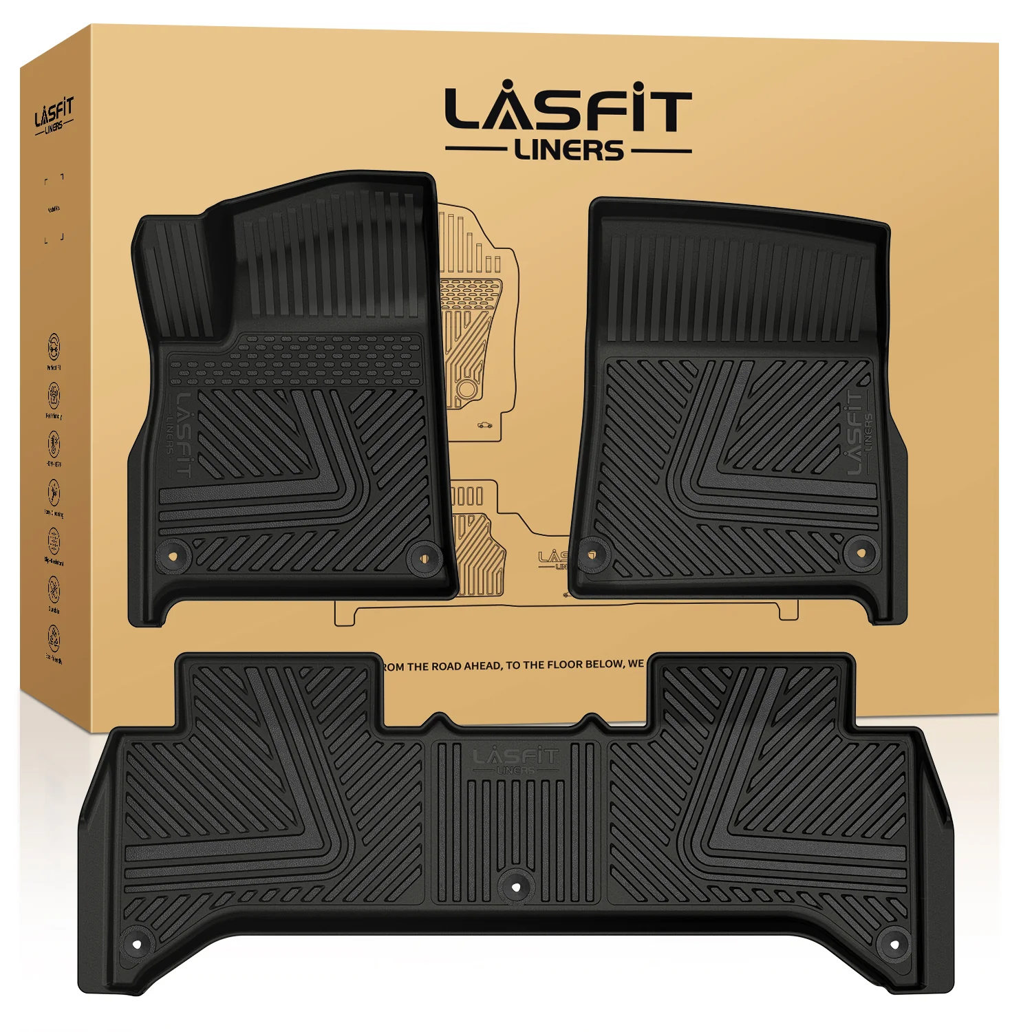 Fit for 2022-2024 Rivian R1T Floor Mats or Cargo Mat or Frunk Mat - Image 6