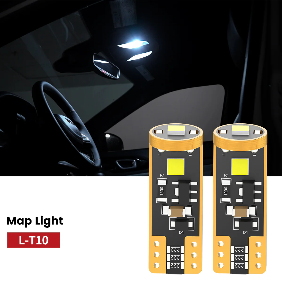 Fit for 2022-2025 Jeep Compass The Brightest LED Bulbs Upgrade - Image 42