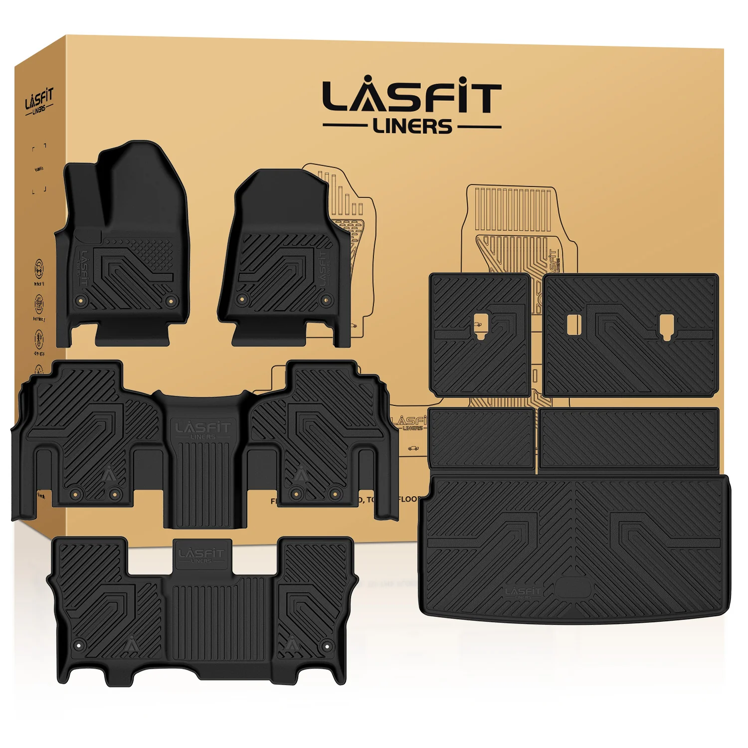 Fit for 2022-2025 Jeep Wagoneer Floor Mats or Cargo Mat, Do Not Fit Wagoneer S or Wagoneer L - Image 14