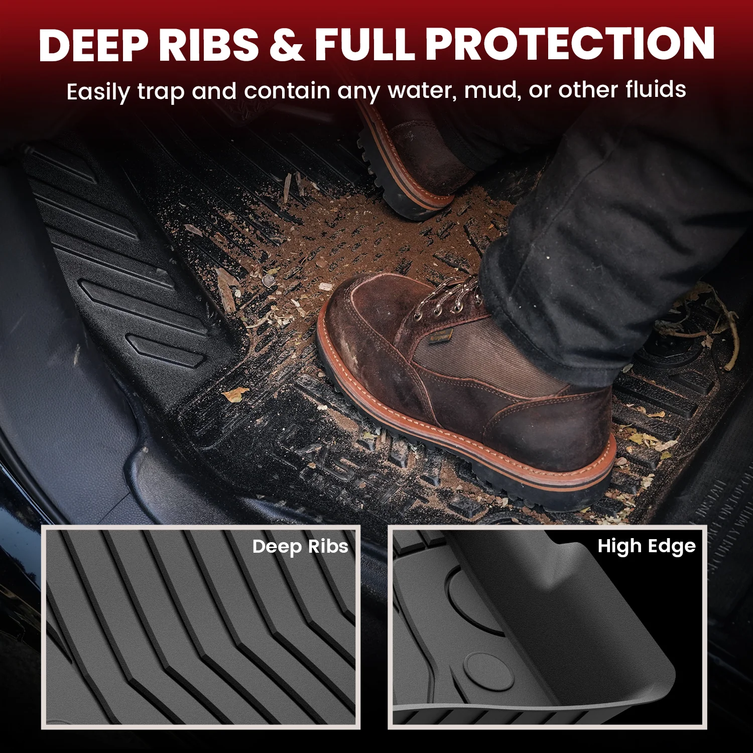 Fit for 2022-2026 Mercedes Benz C-Class Sedan Floor Mats - Image 4