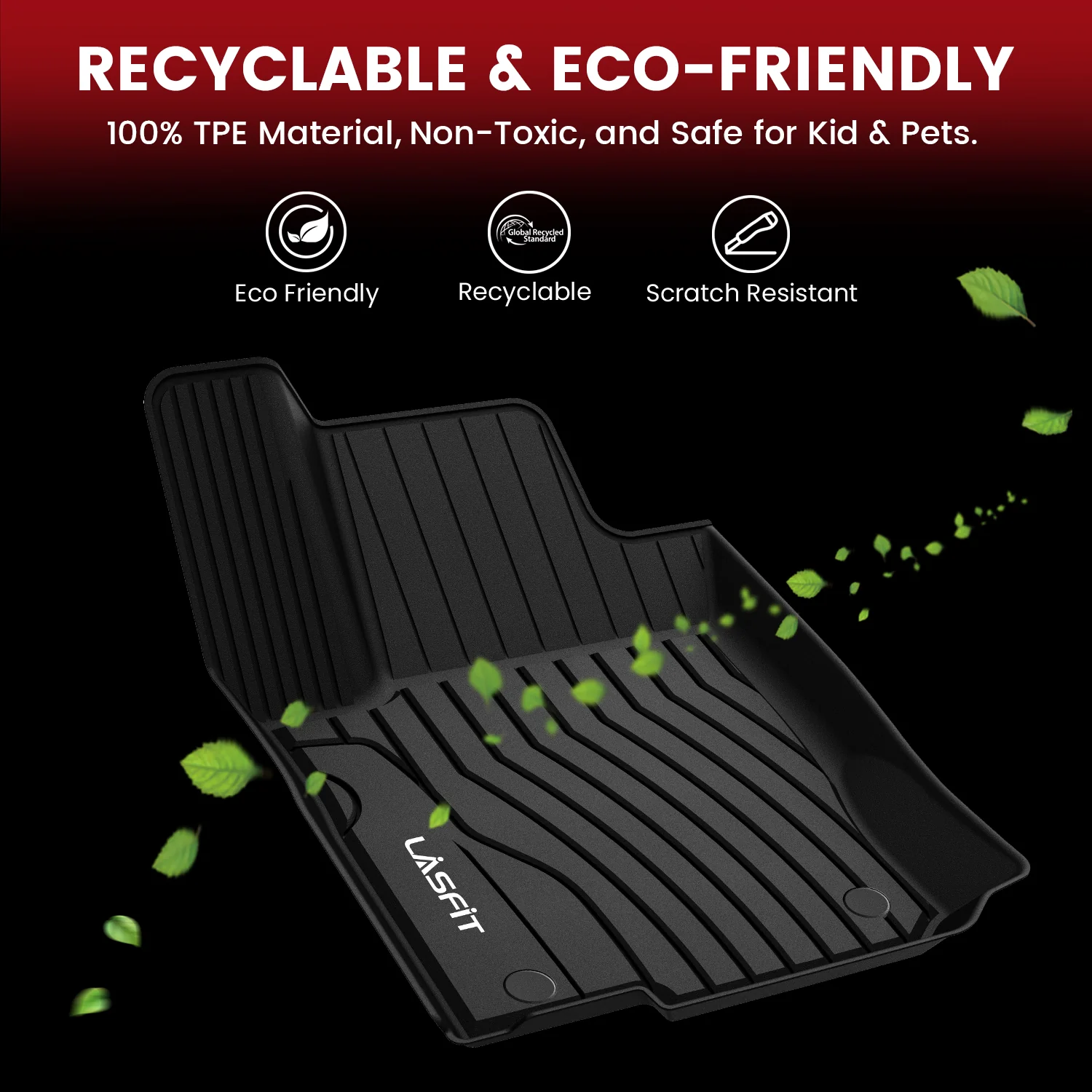 Fit for 2015-2021 Mercedes-Benz C-Class Floor Mats, Fit Sedan ONLY - Image 9