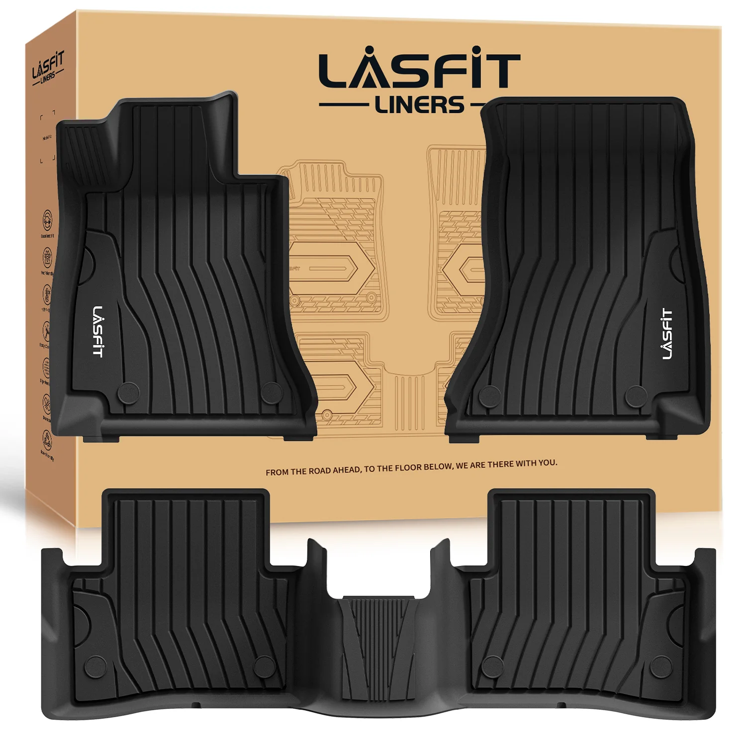 Fit for 2022-2026 Mercedes Benz C-Class Sedan Floor Mats - Image 6