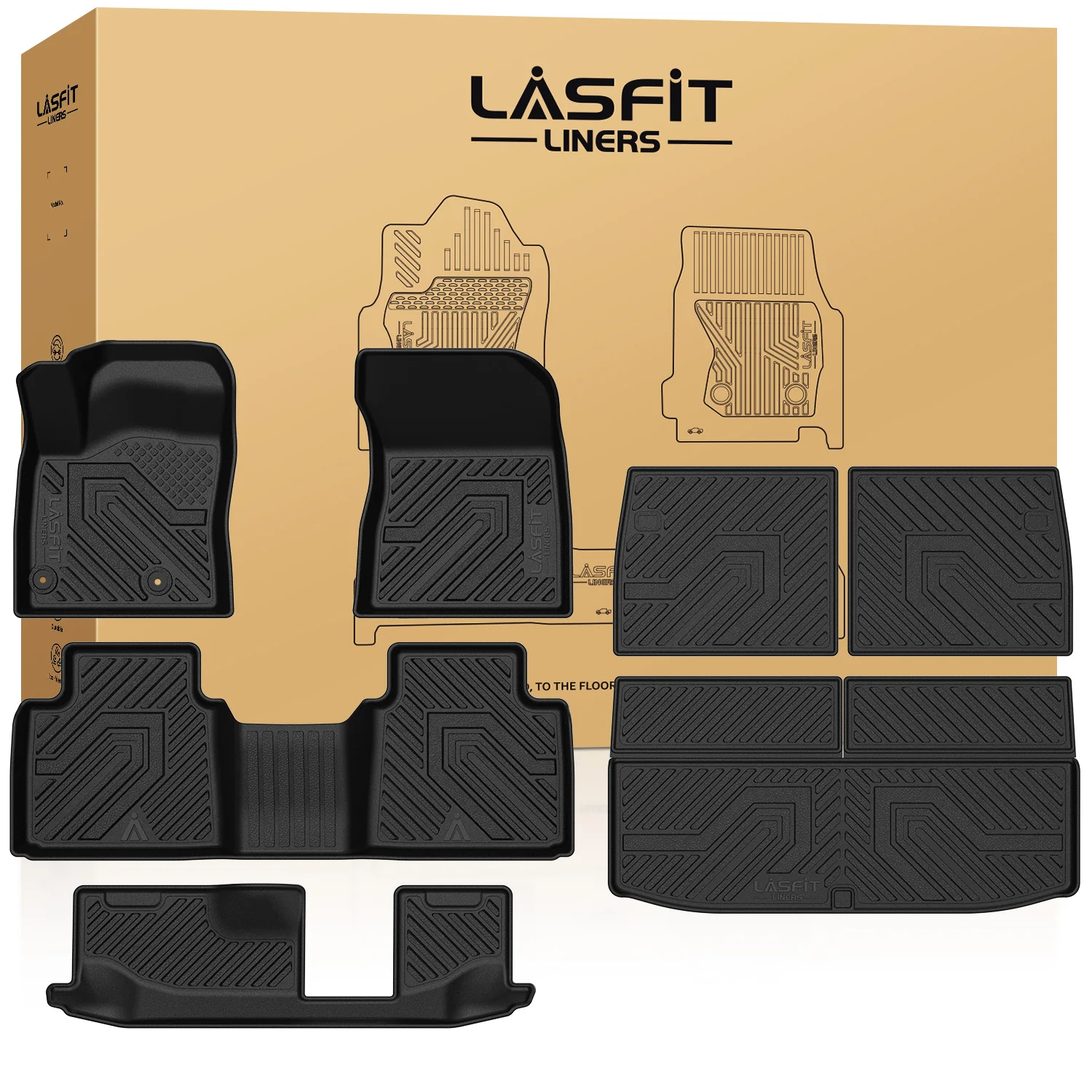 Fit for 2022-2025 Mitsubishi Outlander Floor Mats or Seatback & Cargo Mats, Not Fit PHEV or Sport Models - Image 8