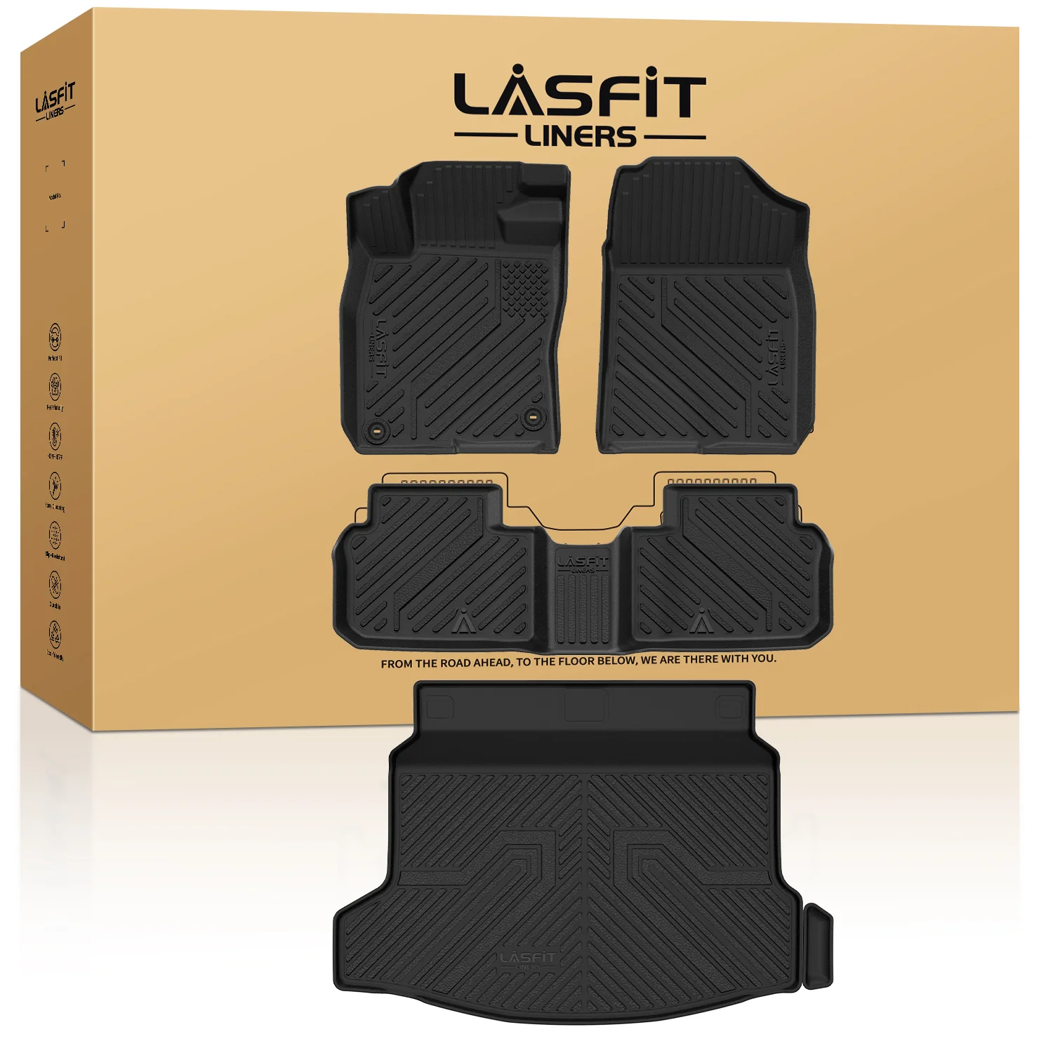 Fit for 2022-2026 Honda Civic Hatchback / Hatchback Hybrid Floor Mats or Cargo Mat - Image 51