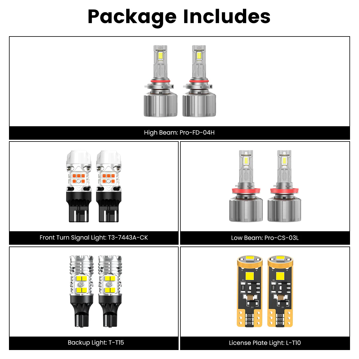 Custom Engineered for 2022 Chevrolet Silverado 1500 LED Bulbs Upgrade - Image 11