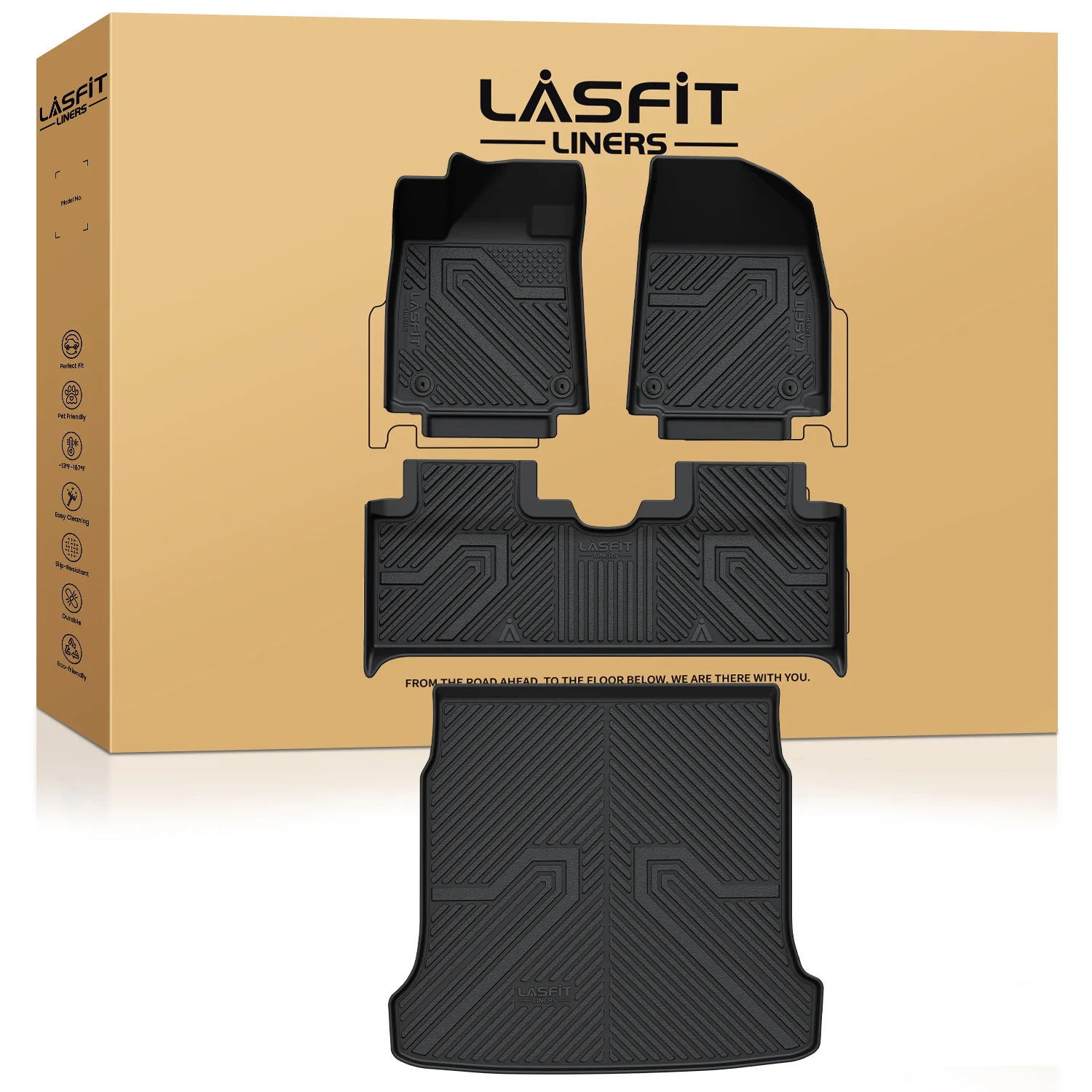 Fit for 2023-2025 Hyundai Ioniq 6 Floor Mats & Cargo Mat - Image 8