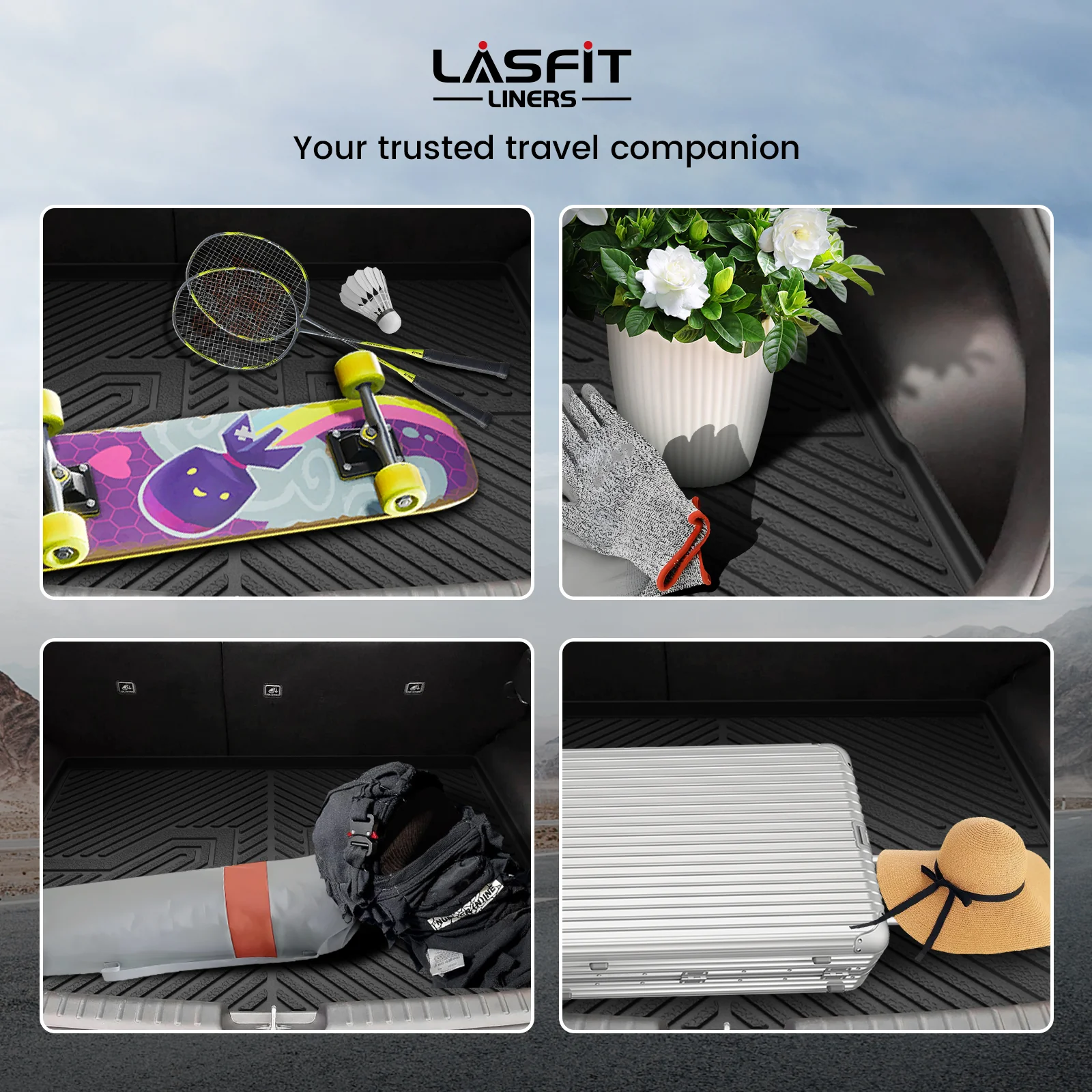 Fit for 2023-2026 Kia Niro EV Floor Mats or Cargo Mat, Not Fit PHEV or Without Optional Dual Level Cargo Board - Image 16