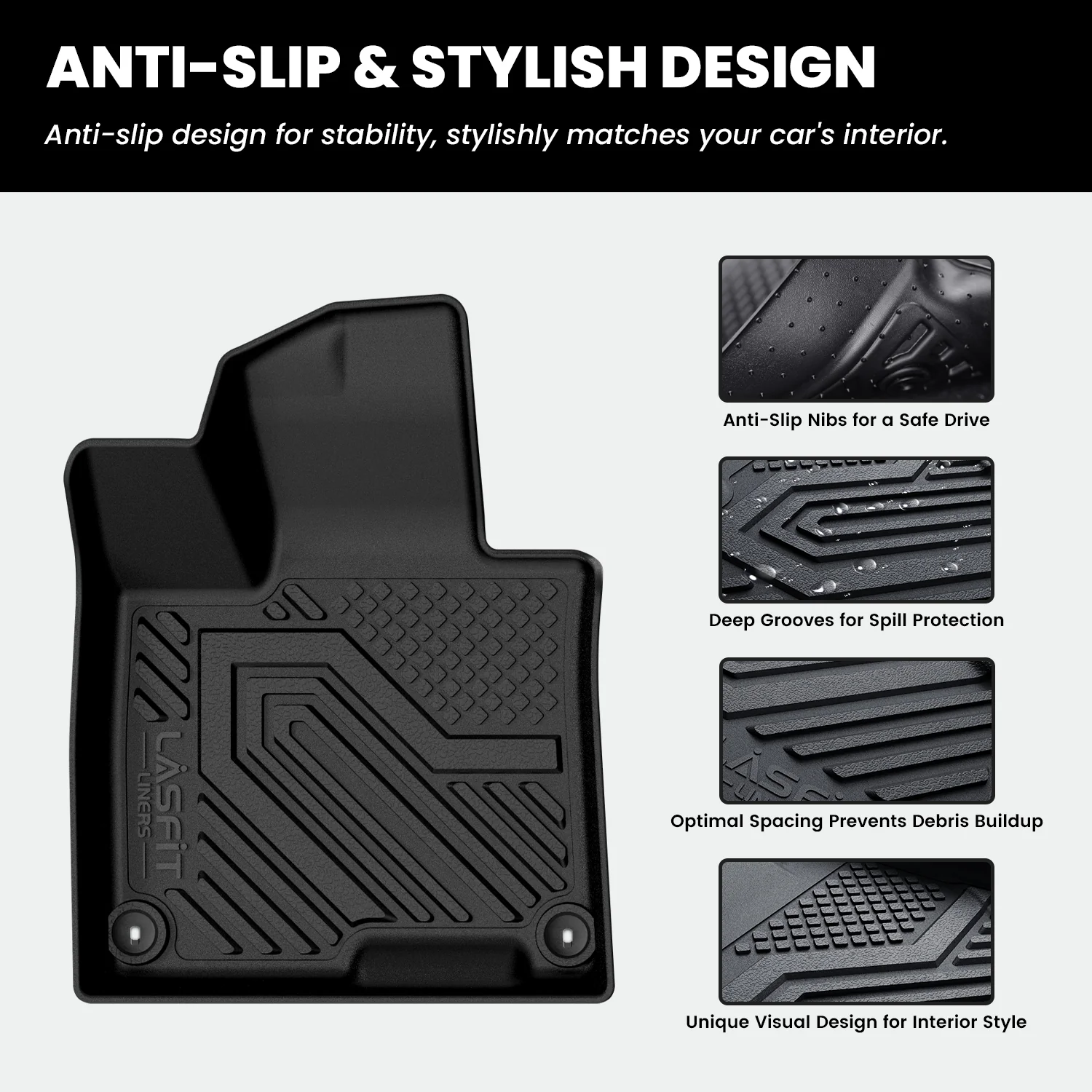 Fit for 2023-2026 Kia Sportage Floor Mats & Cargo Mat, Not Fit Hybrid - Image 6