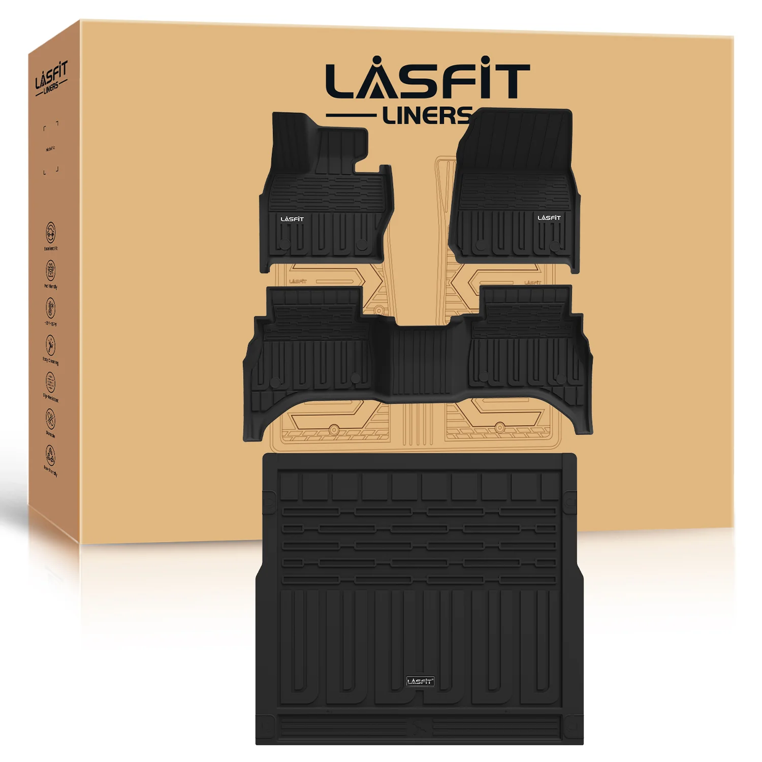 Fit for 2023-2026 Land Rover Range Rover Sport Floor Mats & Cargo Mat - Image 5