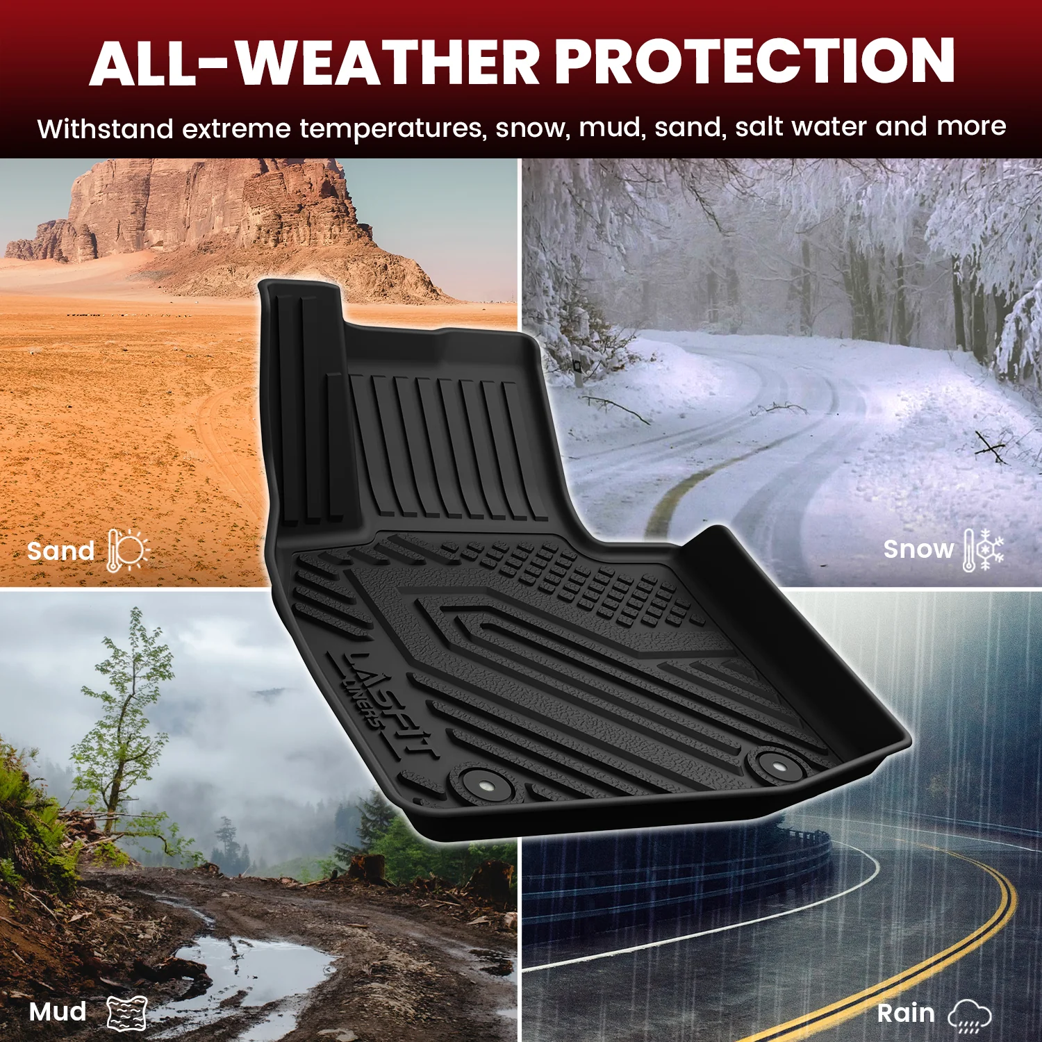 Fit for 2023-2026 Mazda CX-50 Floor Mats & Seatback & Cargo Mats - Image 13