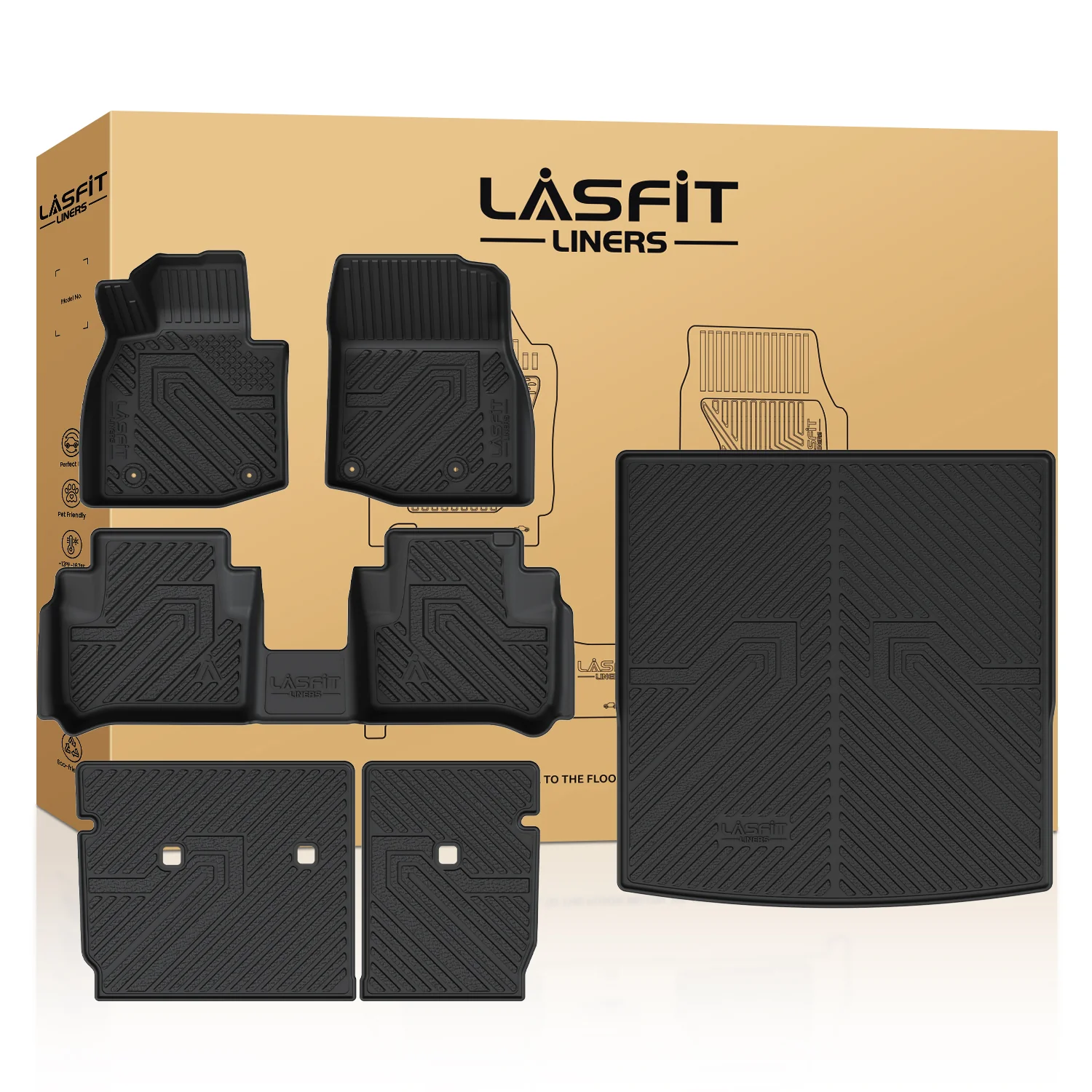 Fit for 2023-2026 Mazda CX-50 Floor Mats & Seatback & Cargo Mats - Image 16