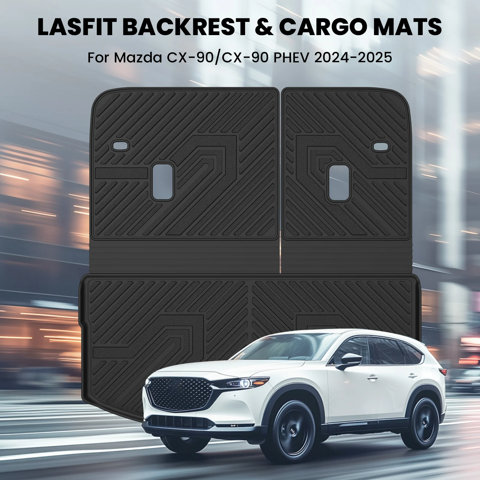 Fit for 2024-2026 Mazda CX-90 (Include CX-90 PHEV) Floor Mats or Cargo & Seatback Mat - Image 19
