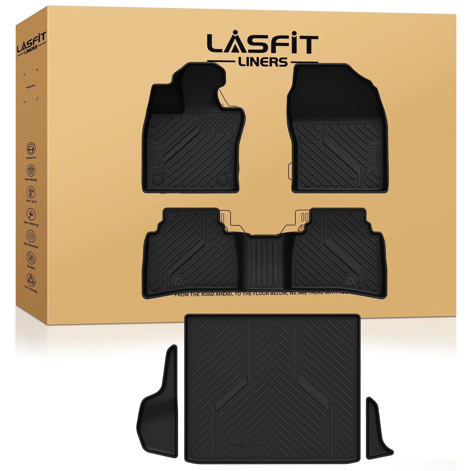 Fit for 2023-2026 Toyota Prius Floor Mats & Cargo Mats, Fit Prime / PHEV / Hybrid - Image 8