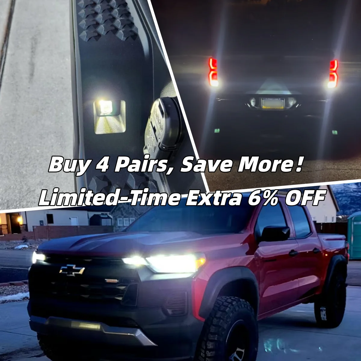 Fit for 2023-2026 Chevrolet Colorado LED Bulbs Upgrade | Tested and Verified - Image 64