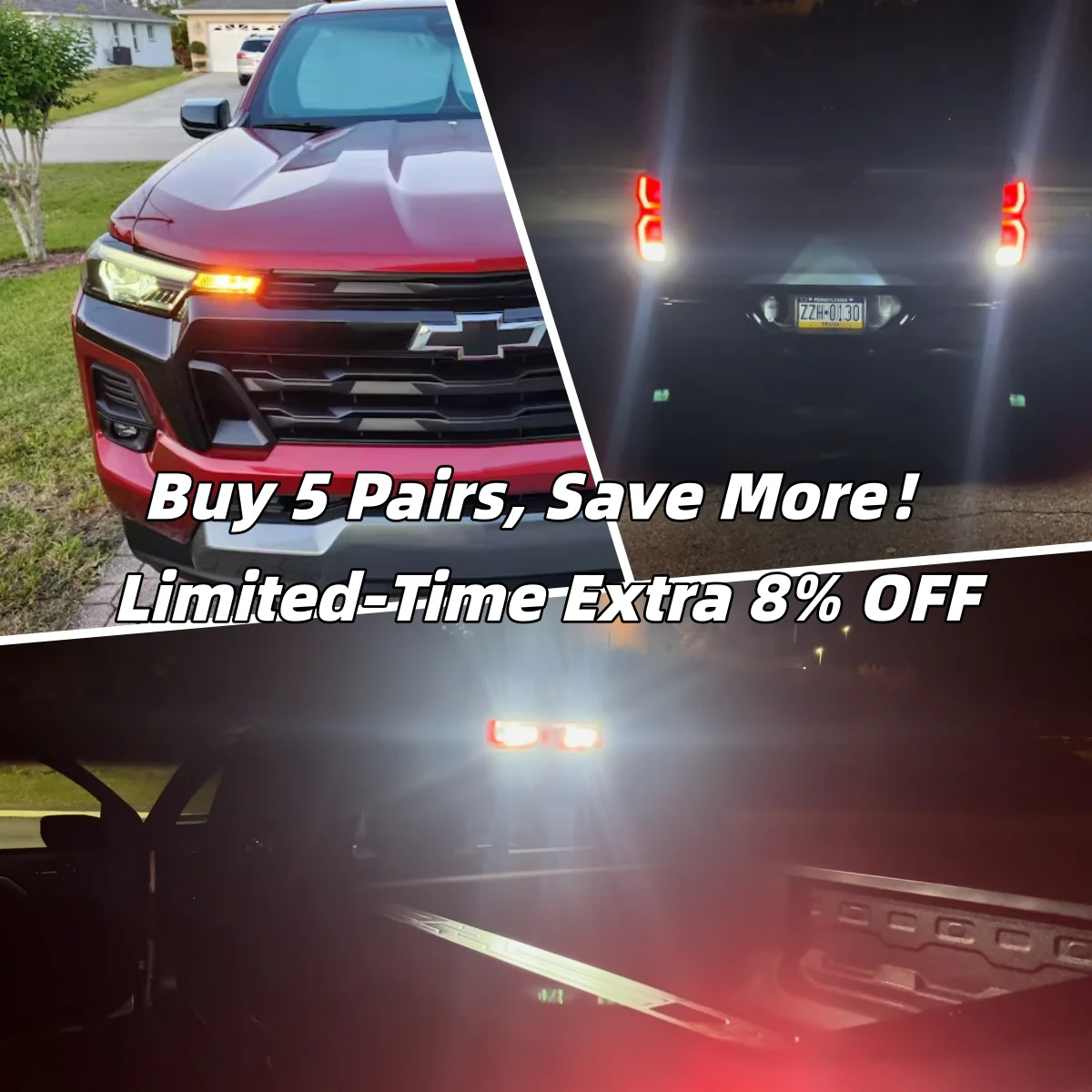Fit for 2023-2026 Chevrolet Colorado LED Bulbs Upgrade | Tested and Verified - Image 74