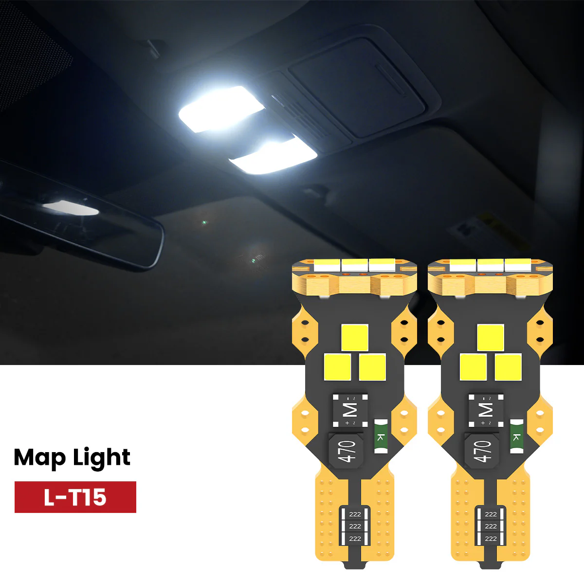 Fit for 2023-2025 Kia Soul The Brightest LED Bulbs Upgrade - Image 40