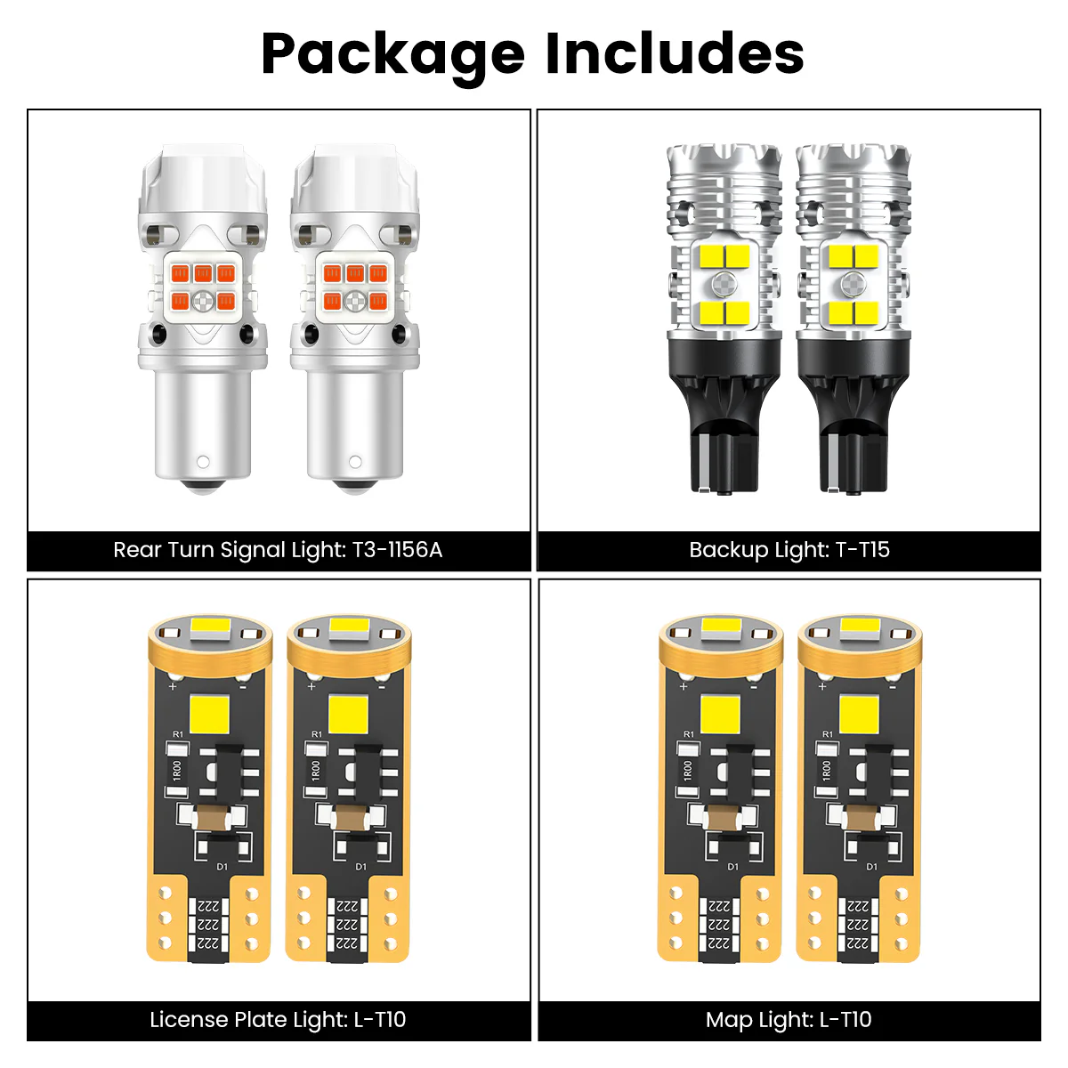 Fit for 2023-2025 Kia Soul The Brightest LED Bulbs Upgrade - Image 6
